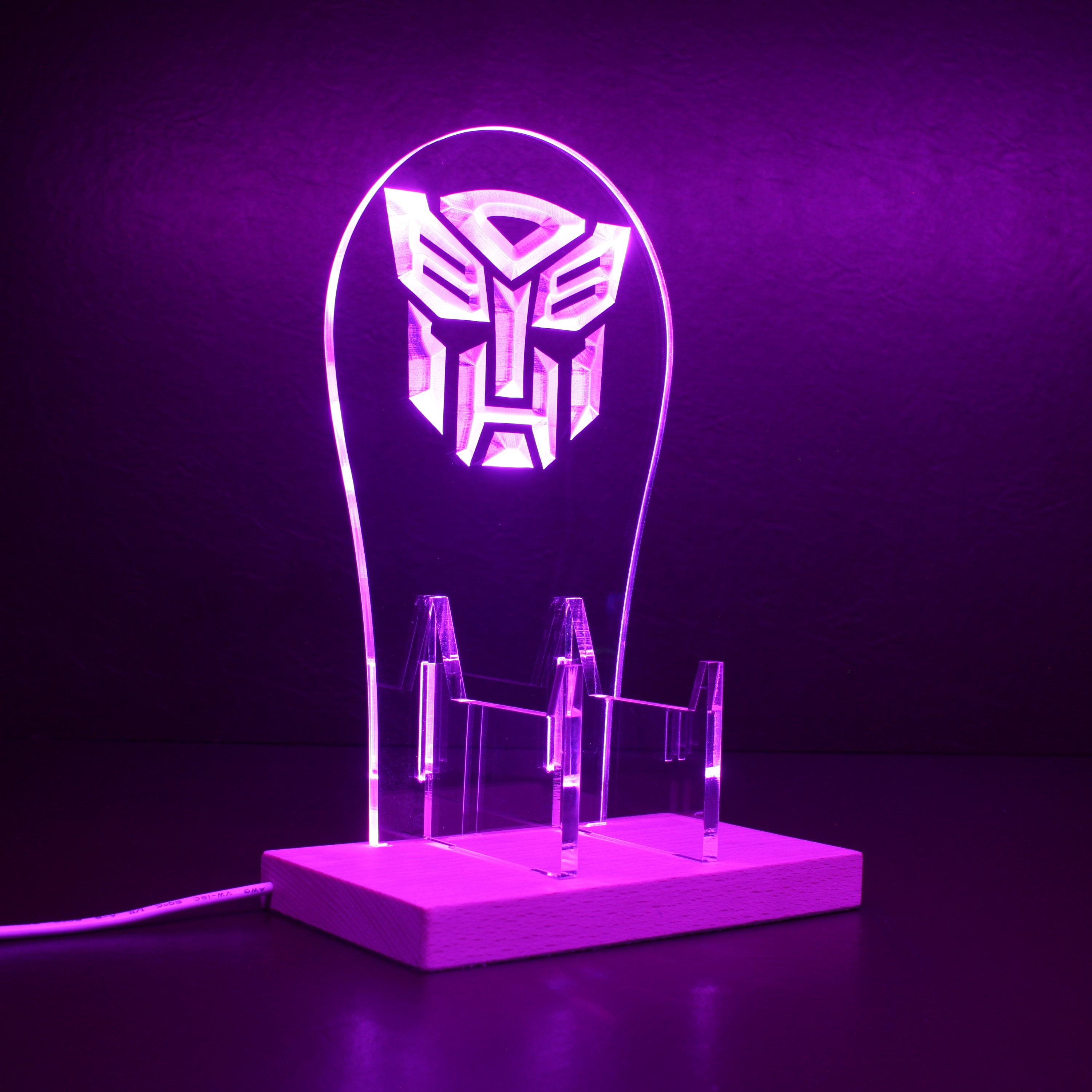 Transformers Autobots RGB LED Gaming Headset Controller Stand