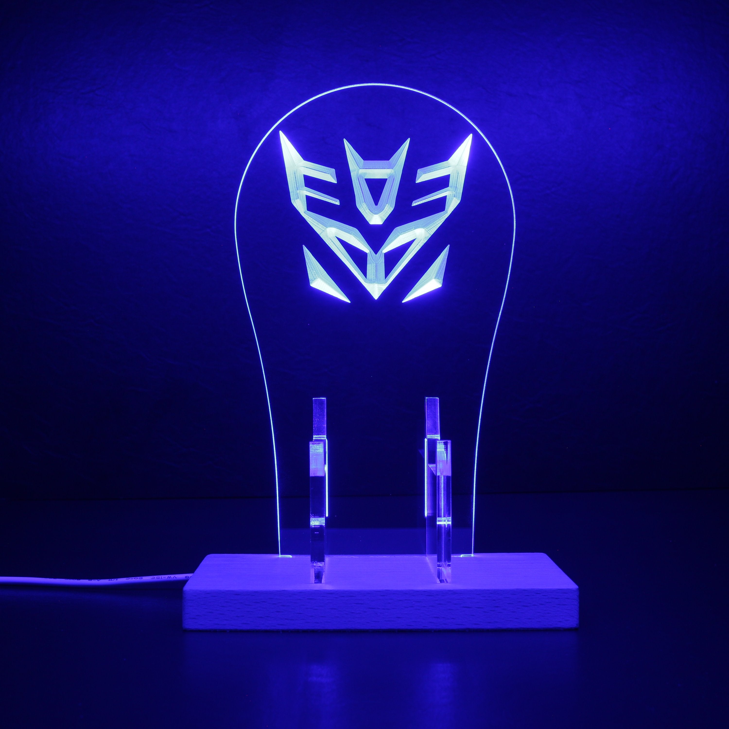 Transformers Decepticons Icon RGB LED Gaming Headset Controller Stand