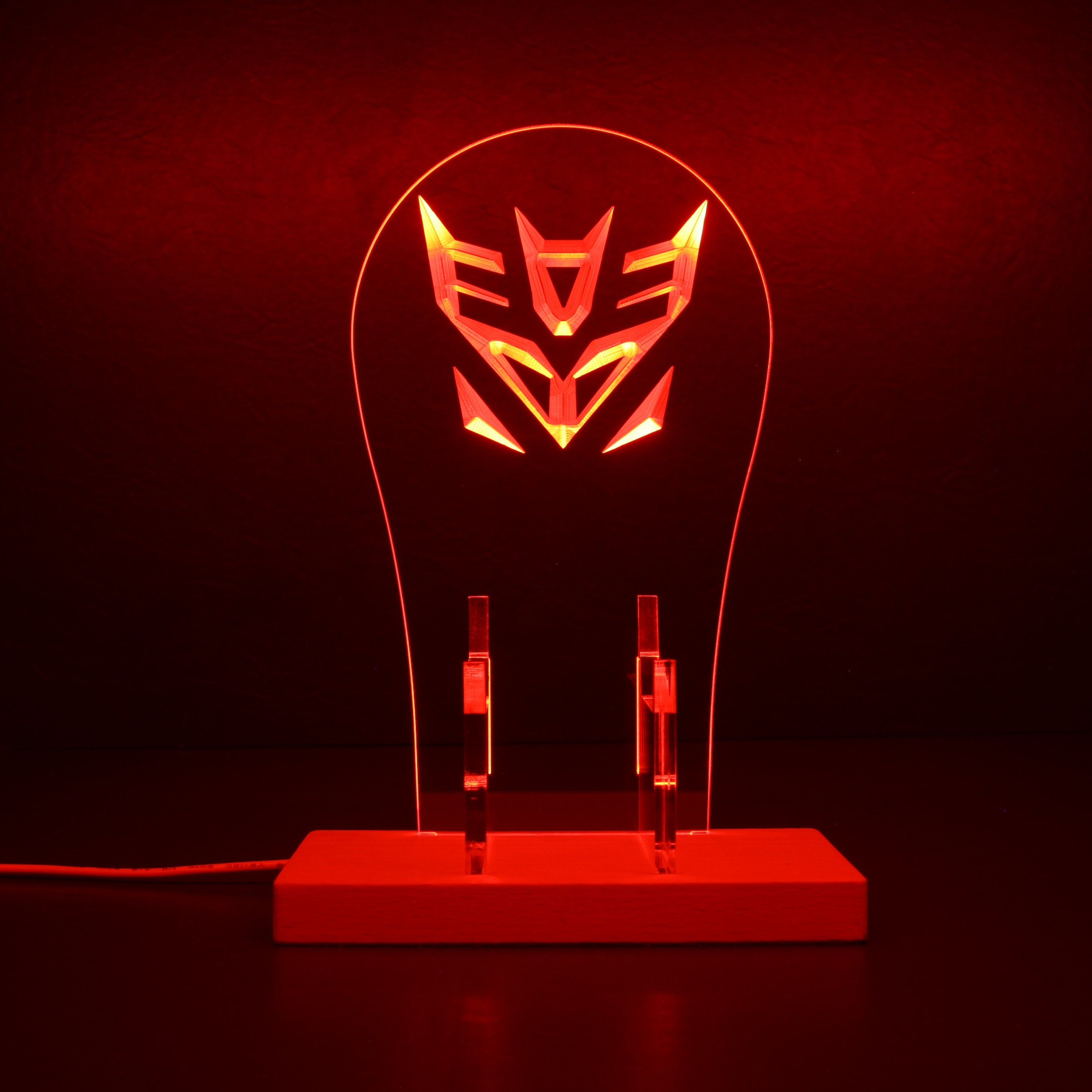 Transformers Decepticons Icon RGB LED Gaming Headset Controller Stand