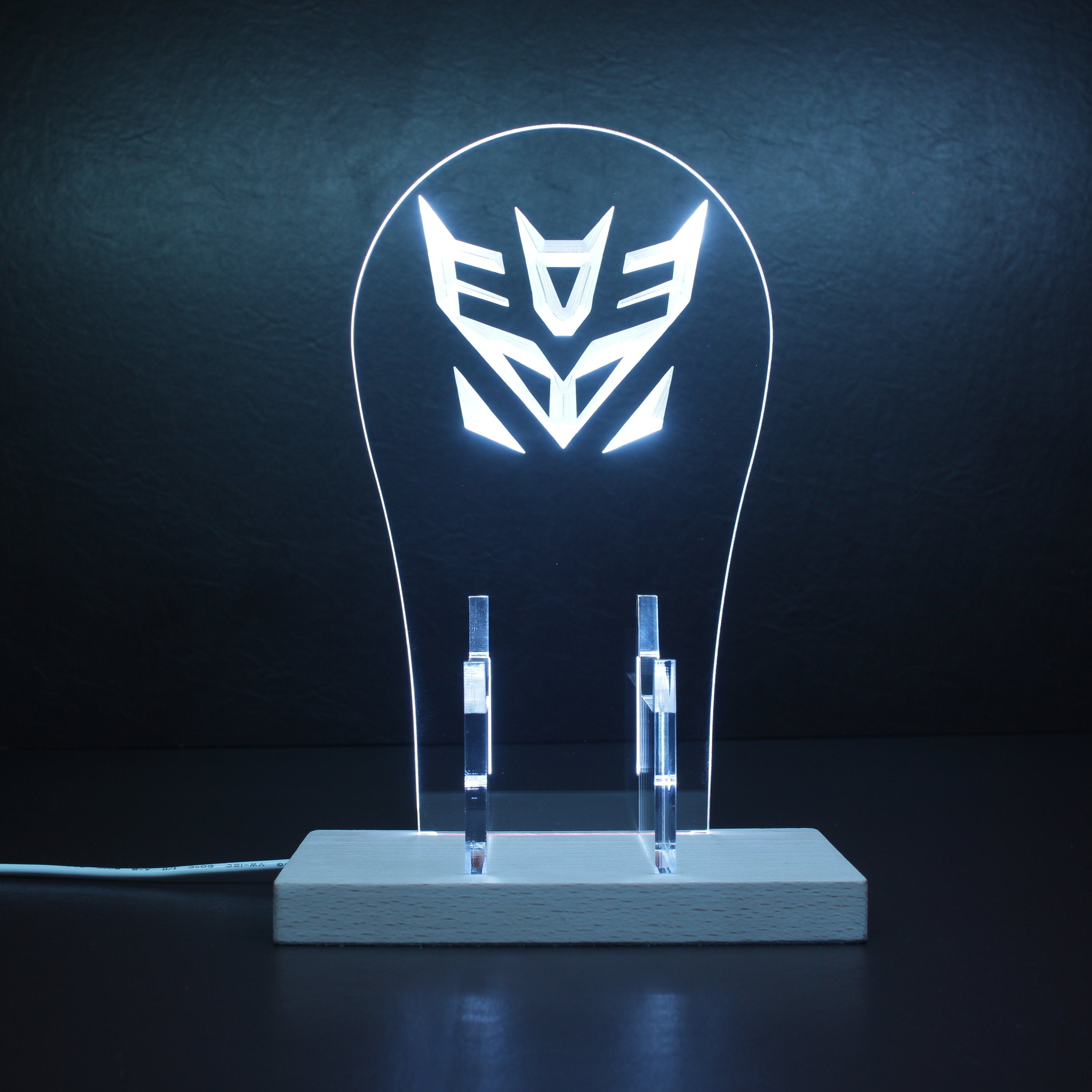 Transformers Decepticons Icon RGB LED Gaming Headset Controller Stand