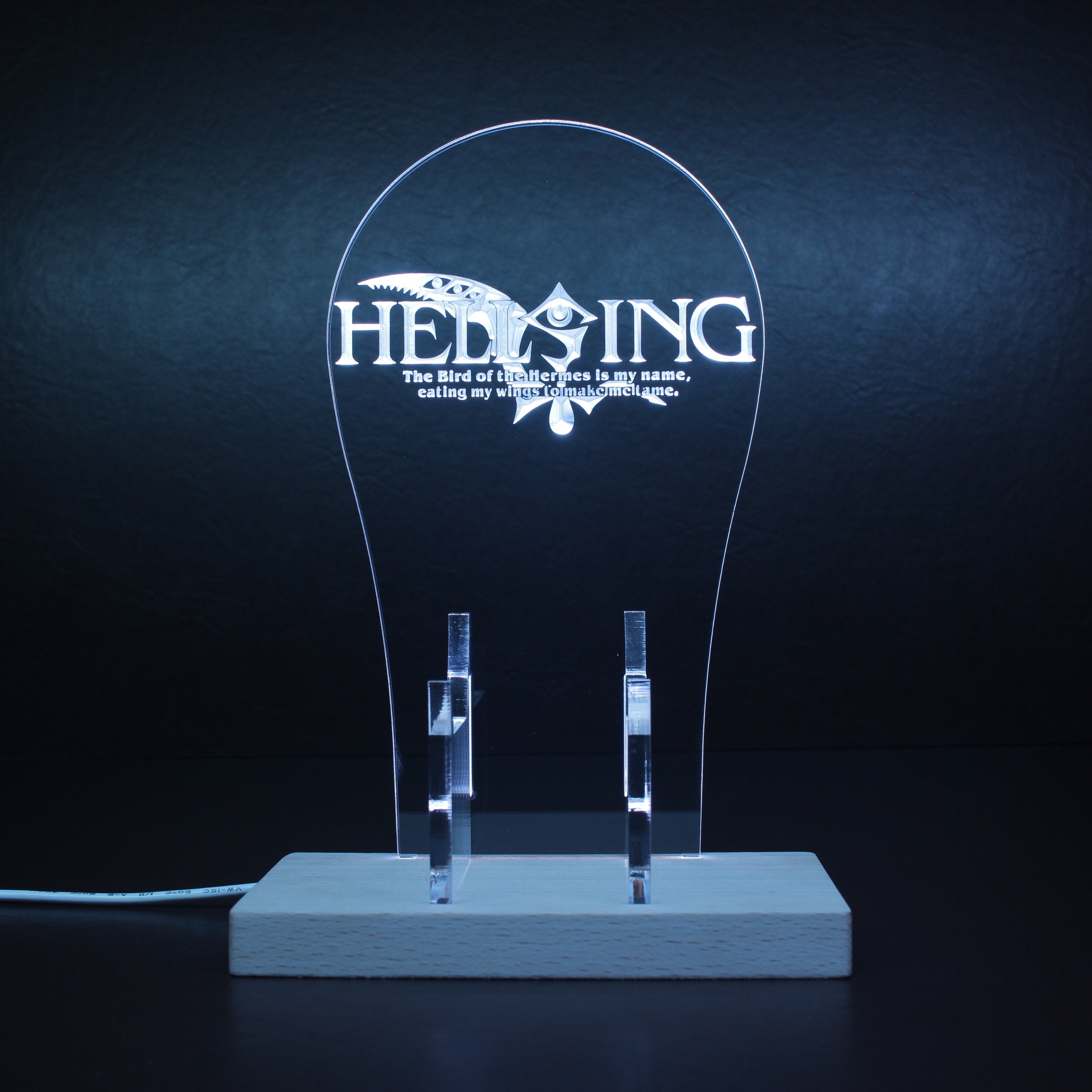 Hellsing RGB LED Gaming Headset Controller Stand