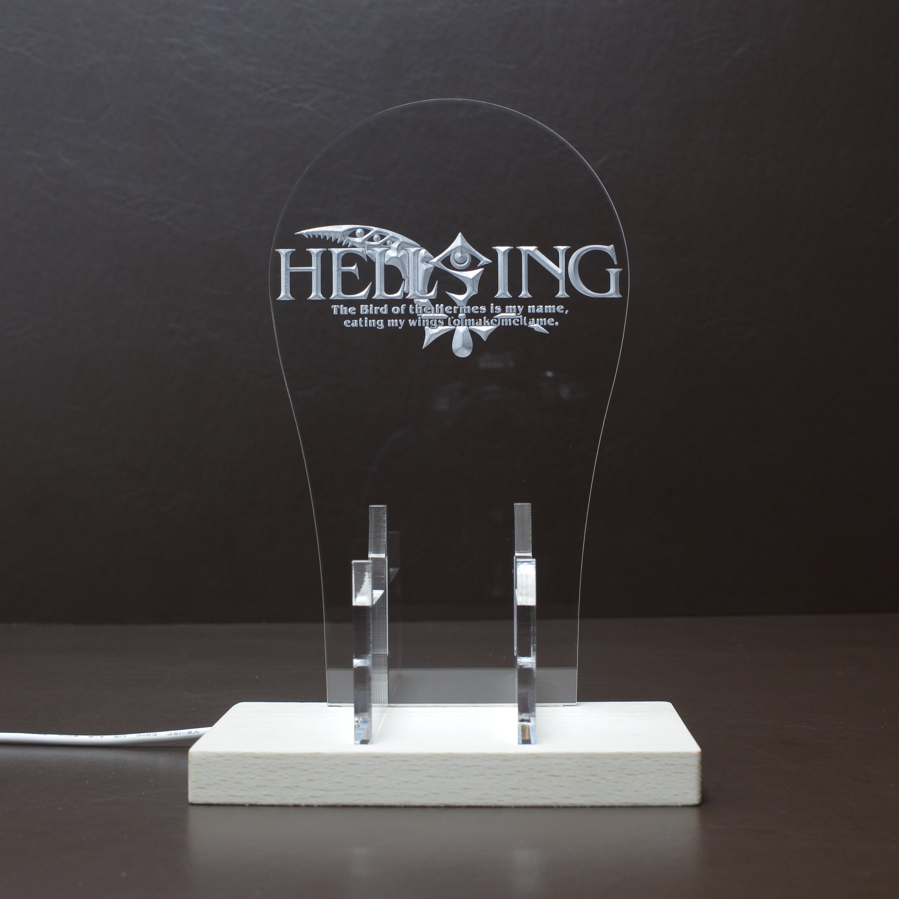 Hellsing RGB LED Gaming Headset Controller Stand