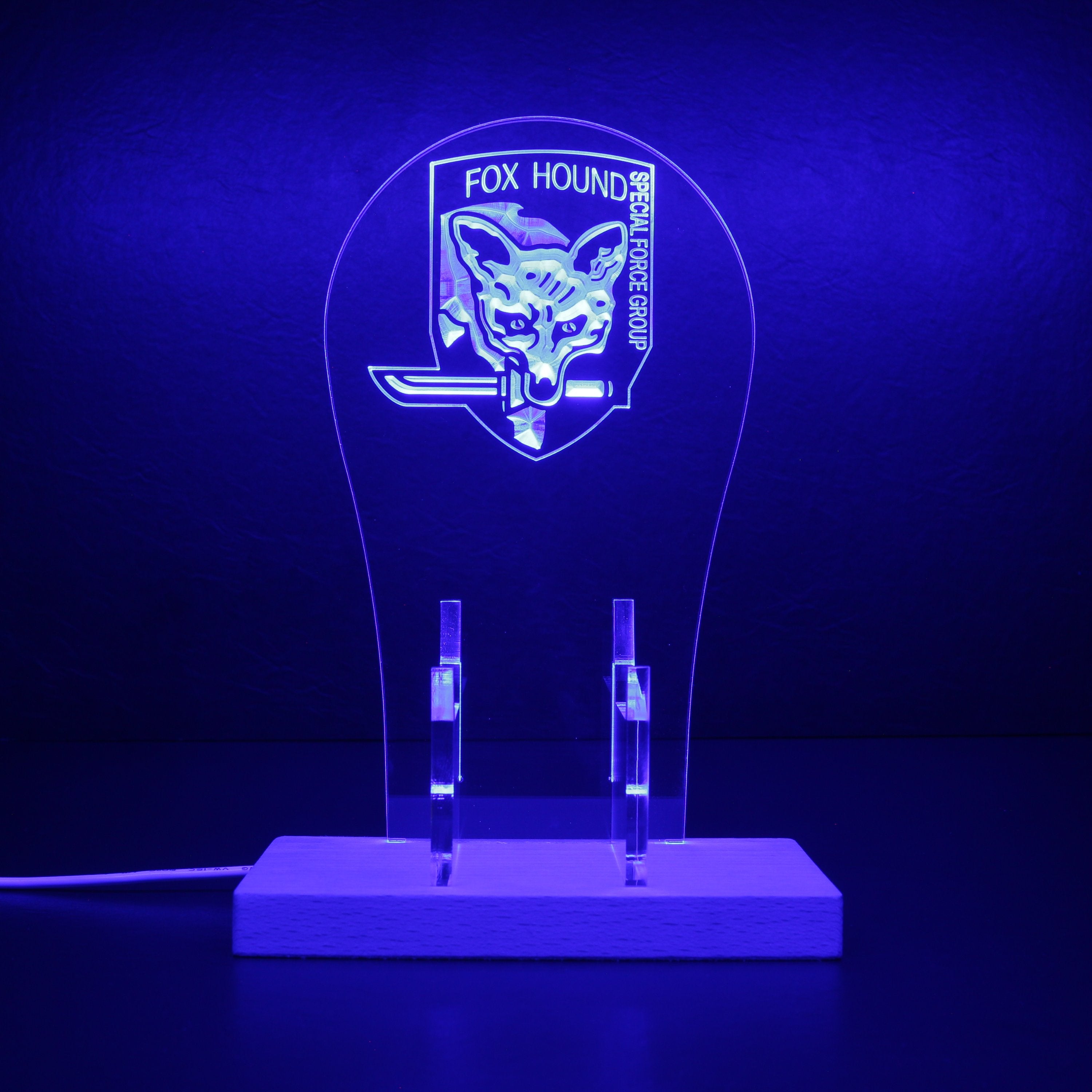 Fox Hound RGB LED Gaming Headset Controller Stand