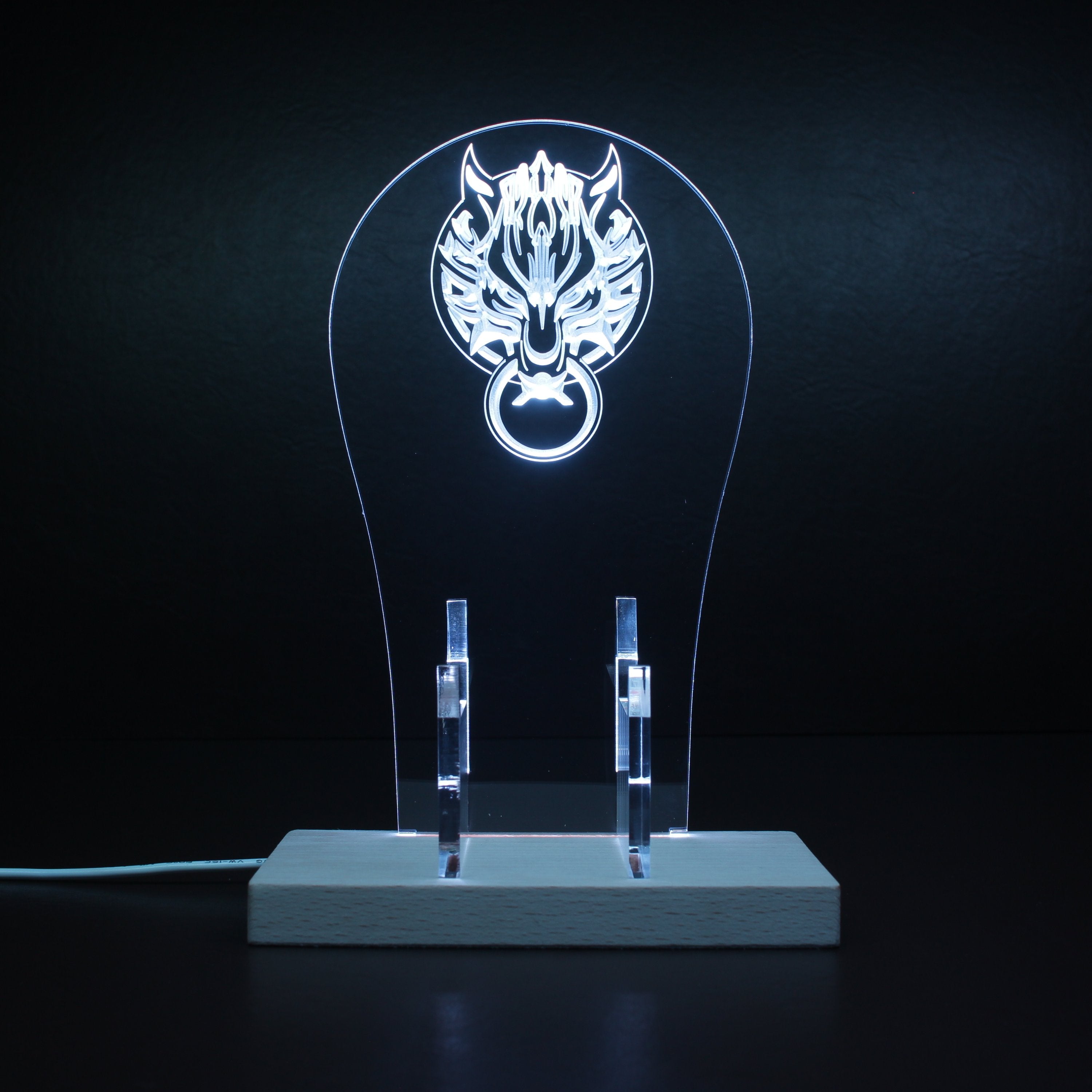 Final Fantasy VII: Advent Children RGB LED Gaming Headset Controller Stand