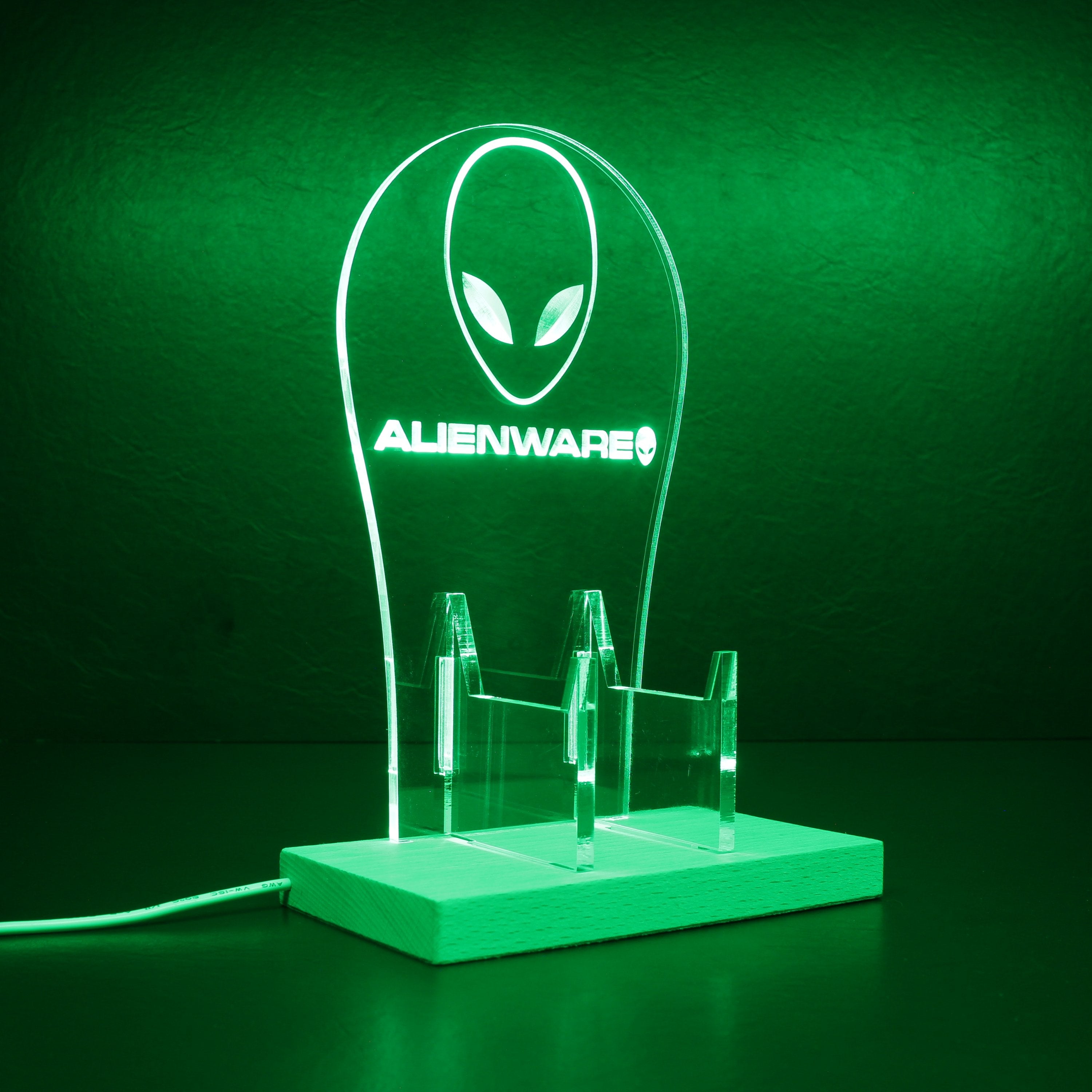 Alien RGB LED Gaming Headset Controller Stand