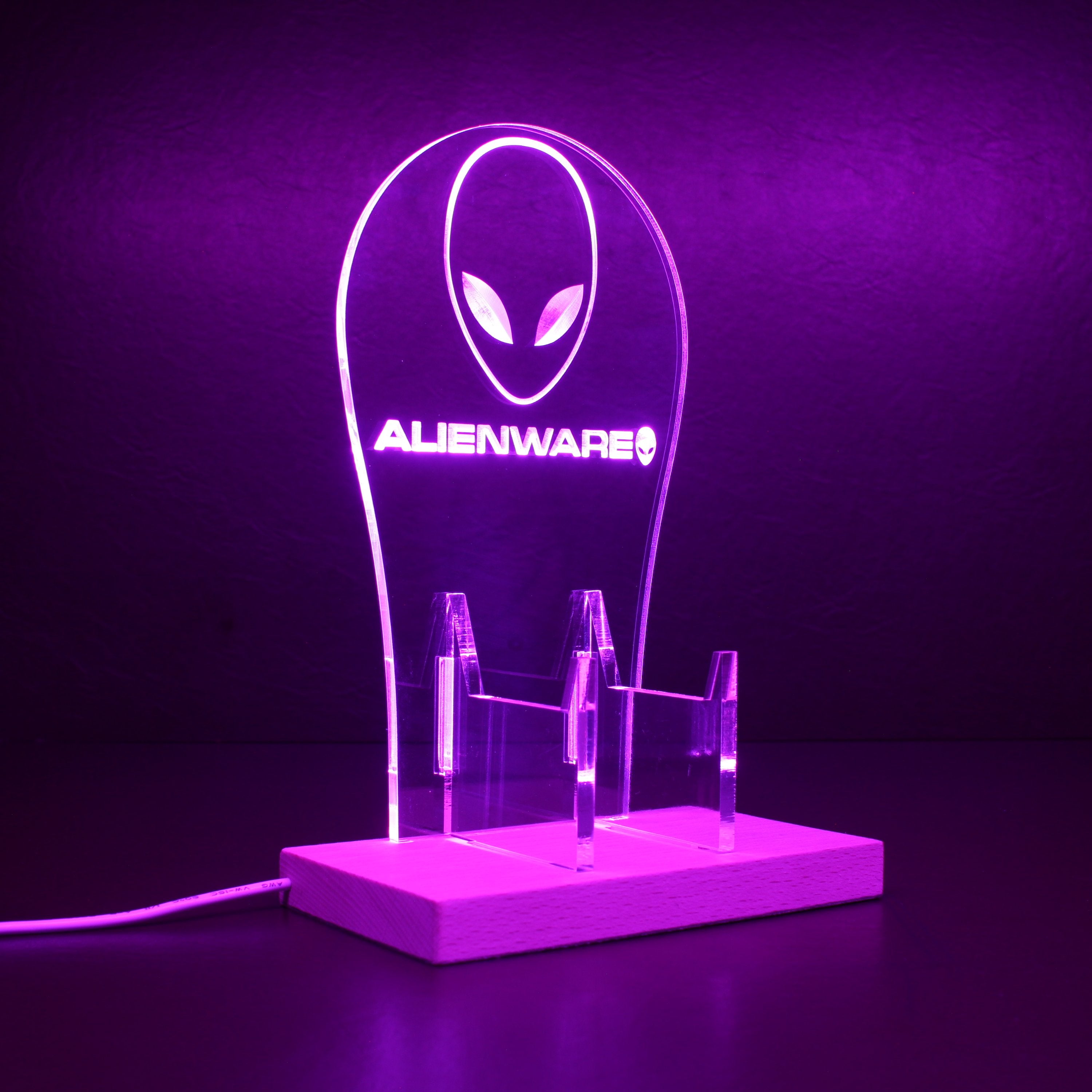 Alien RGB LED Gaming Headset Controller Stand