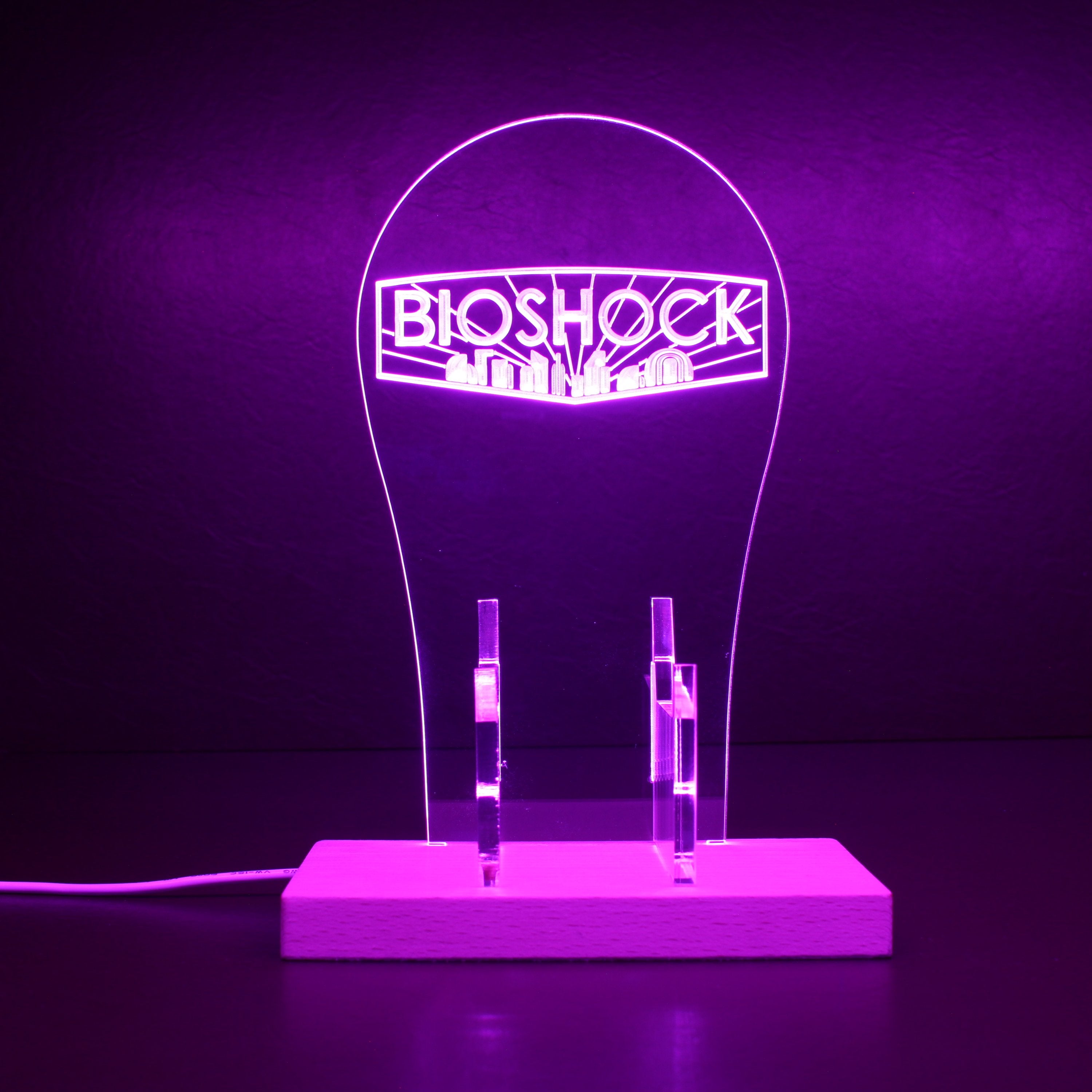 BioShock RGB LED Gaming Headset Controller Stand