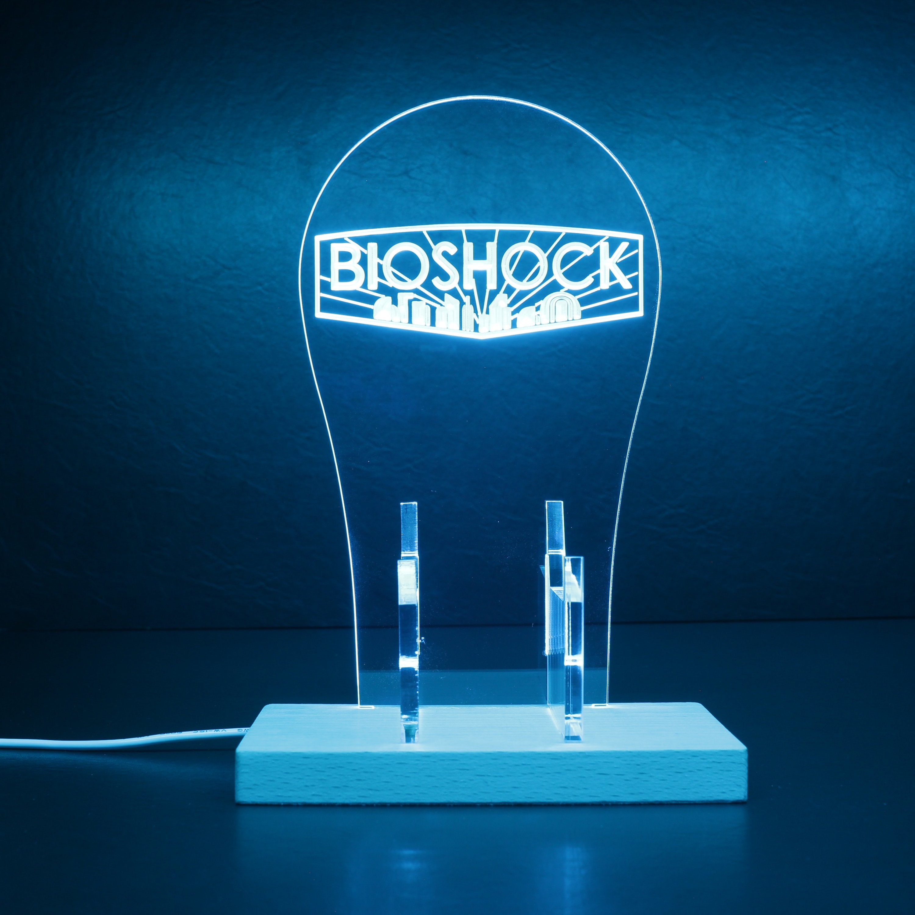 BioShock RGB LED Gaming Headset Controller Stand