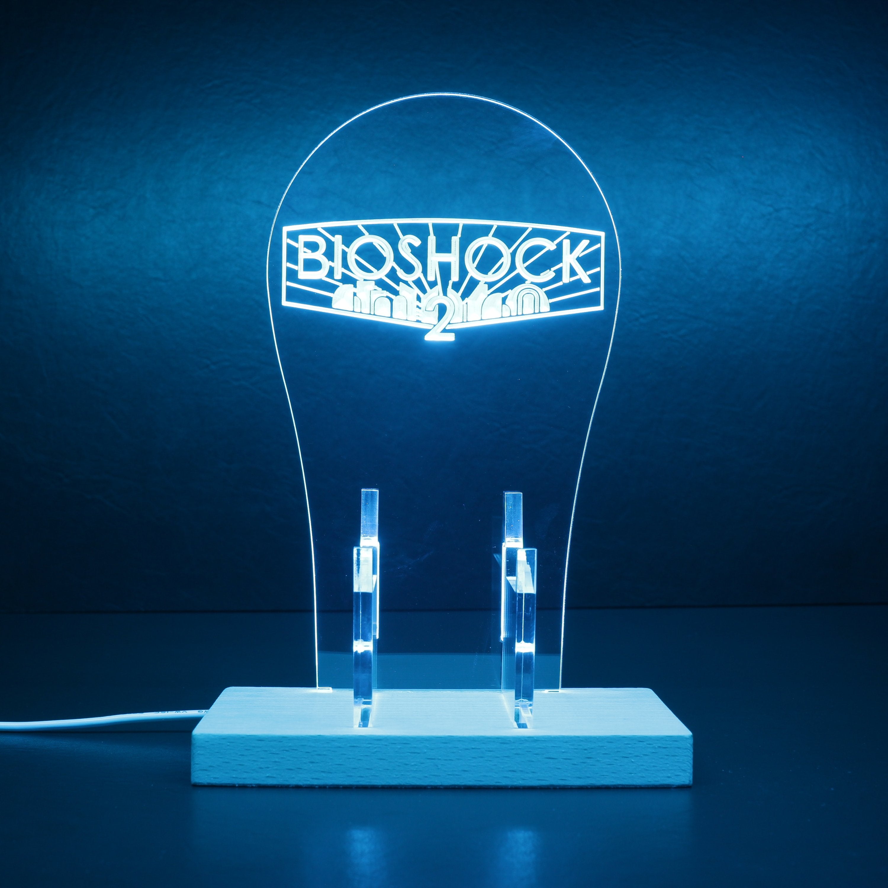 BioShock 2 RGB LED Gaming Headset Controller Stand