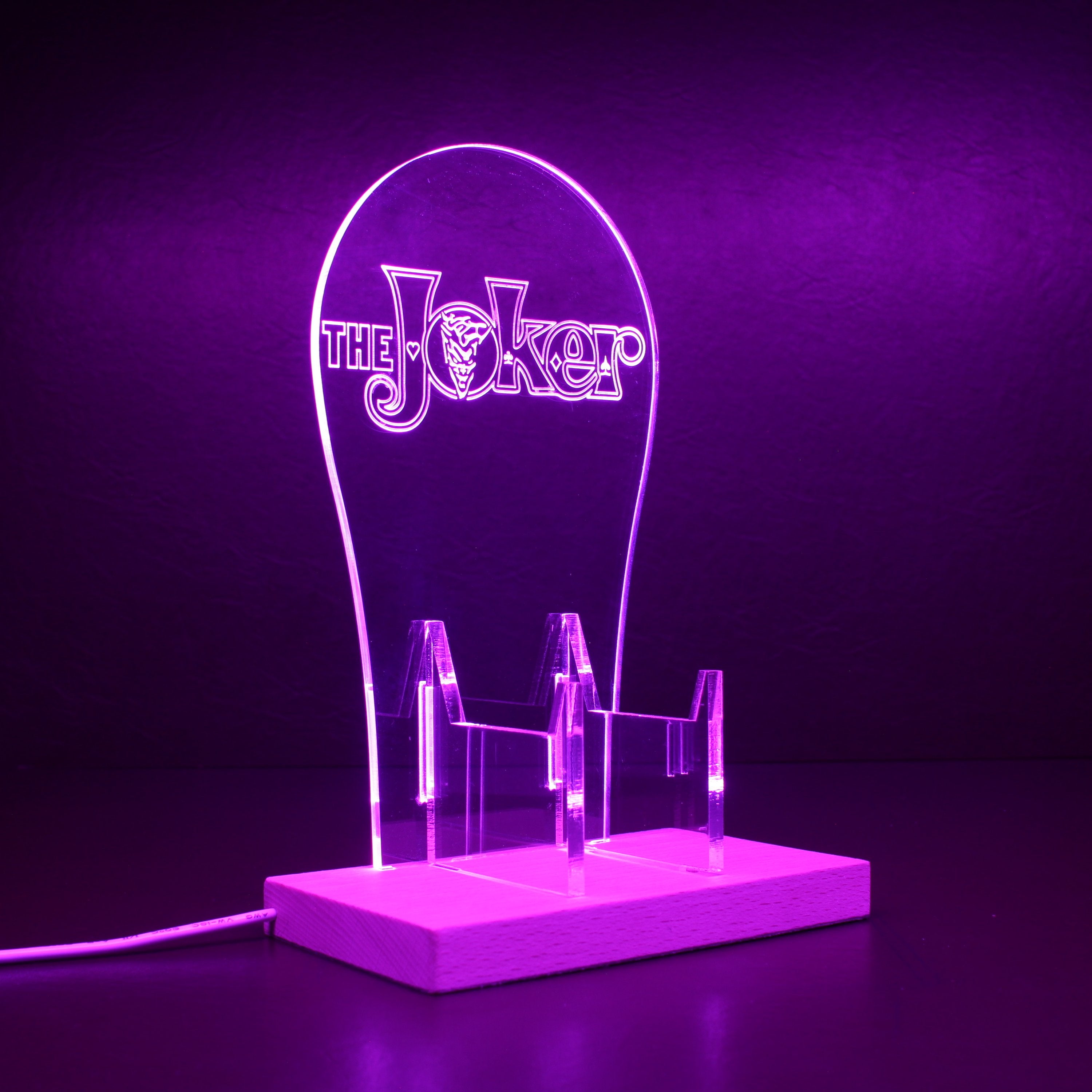 The Joker RGB LED Gaming Headset Controller Stand