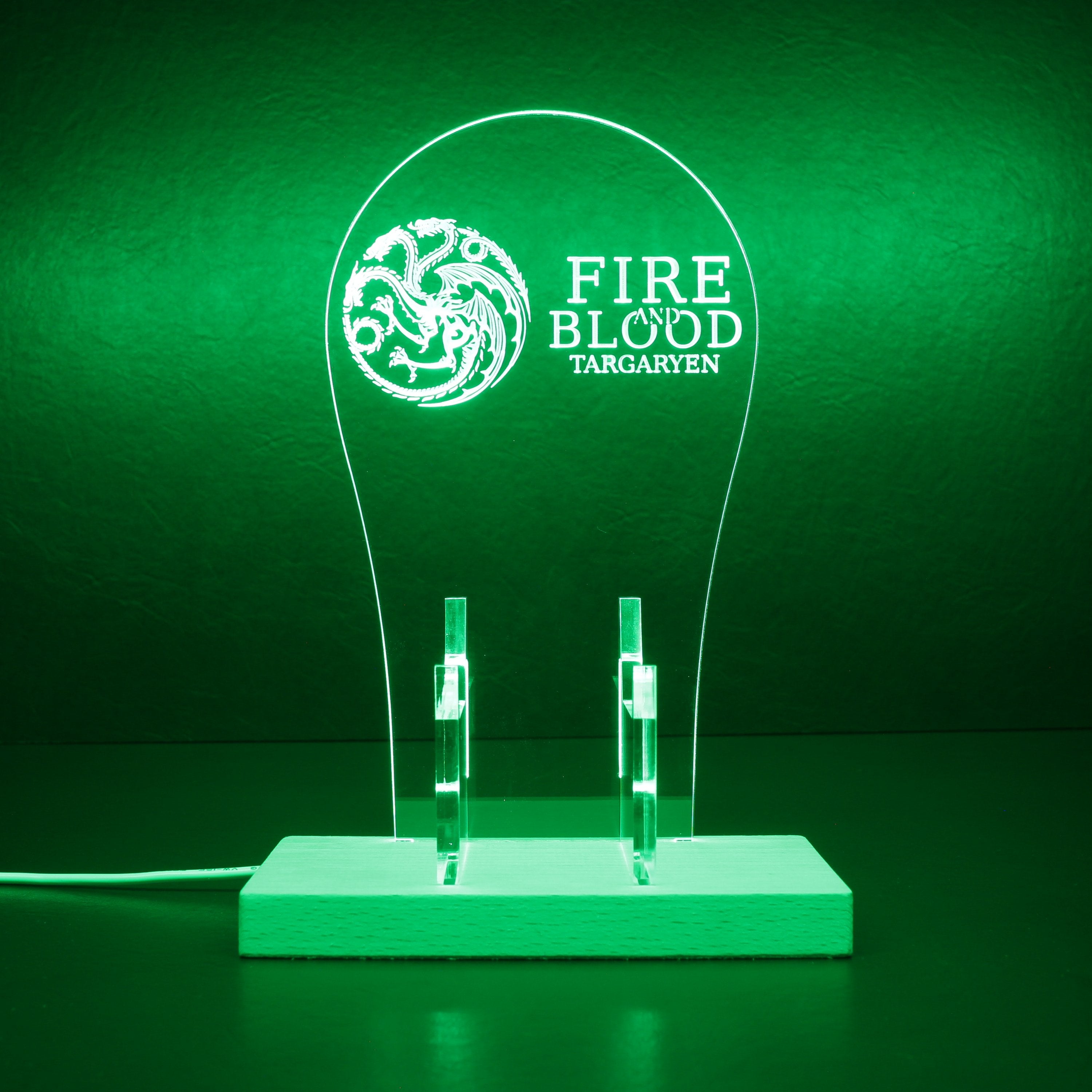 Fire of Blood RGB LED Gaming Headset Controller Stand