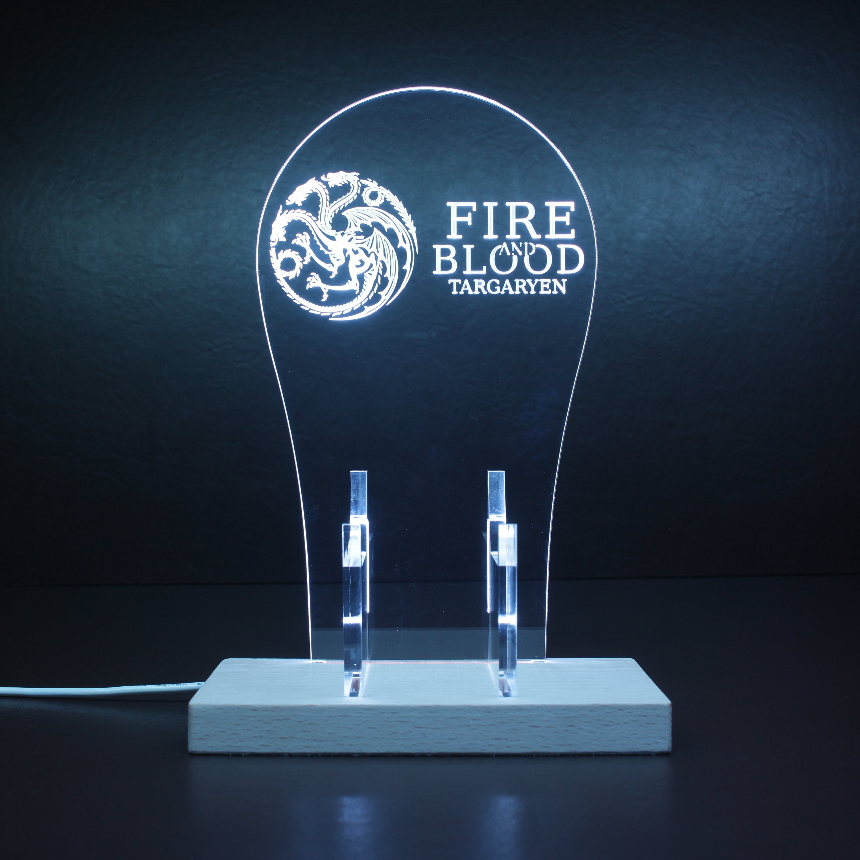 Fire of Blood RGB LED Gaming Headset Controller Stand