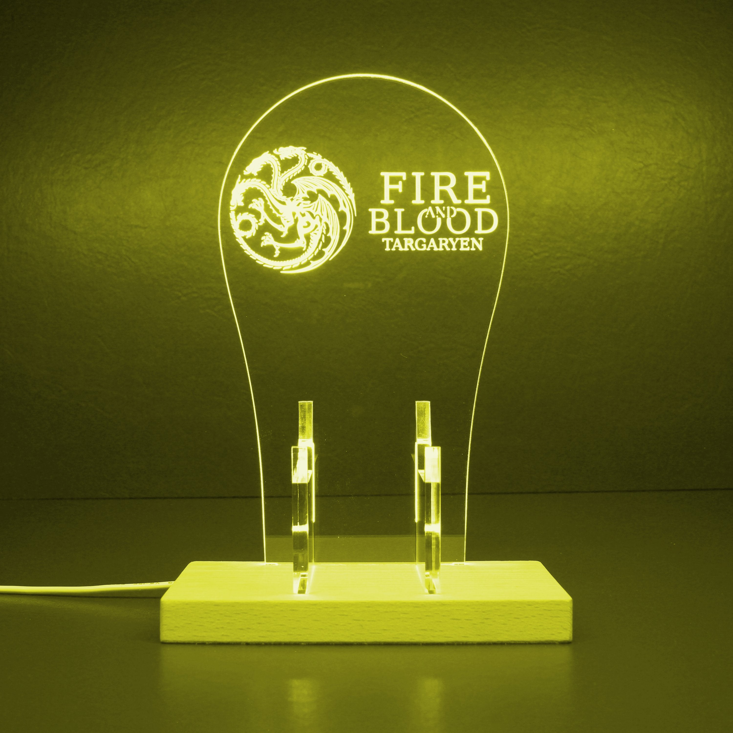 Fire of Blood RGB LED Gaming Headset Controller Stand