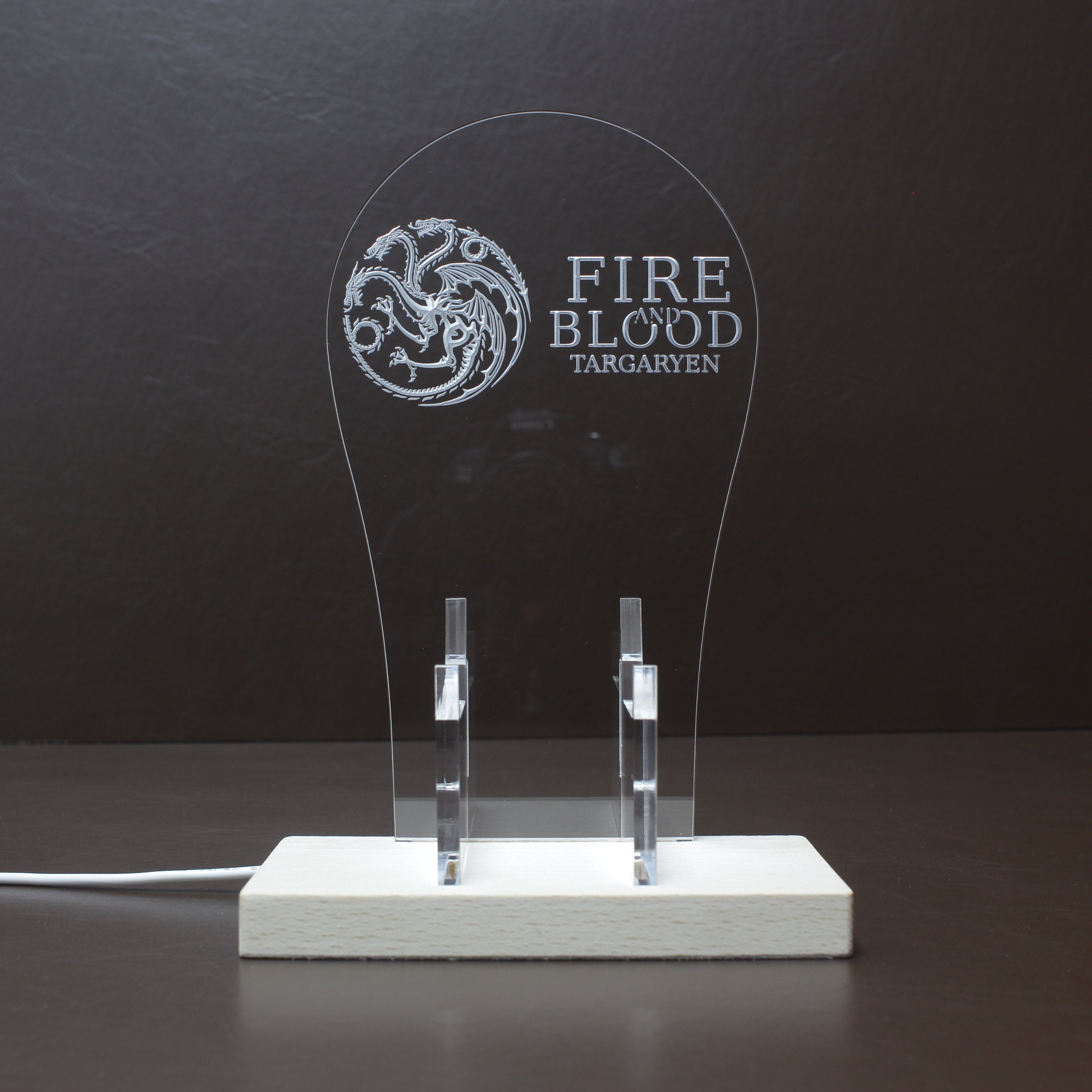 Fire of Blood RGB LED Gaming Headset Controller Stand