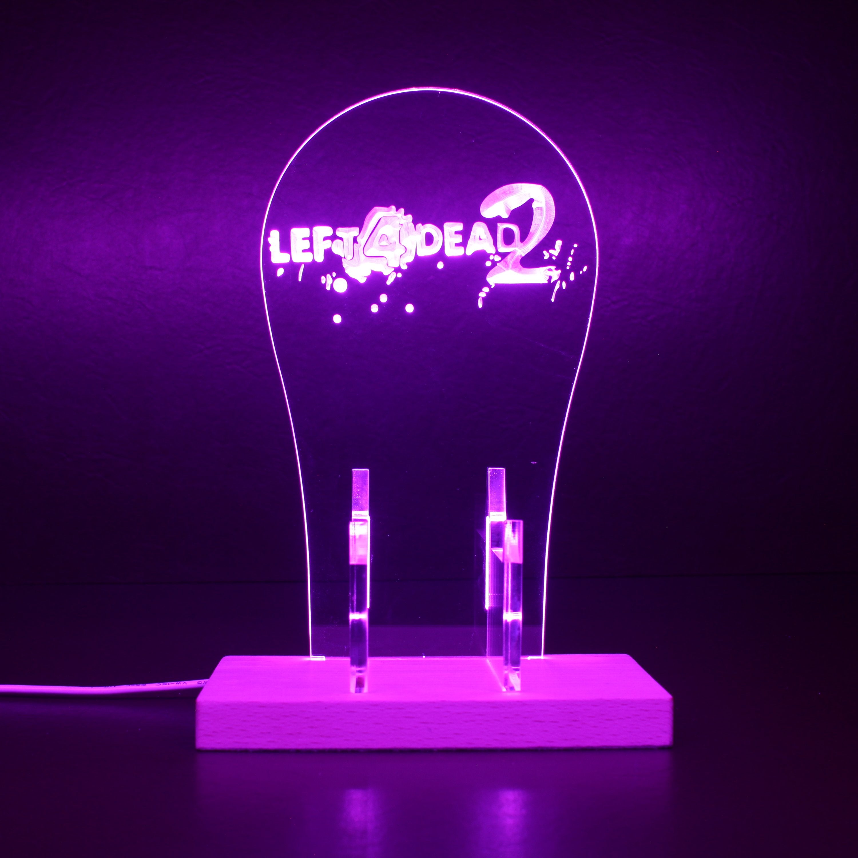 Left 4 Dead 2 RGB LED Gaming Headset Controller Stand