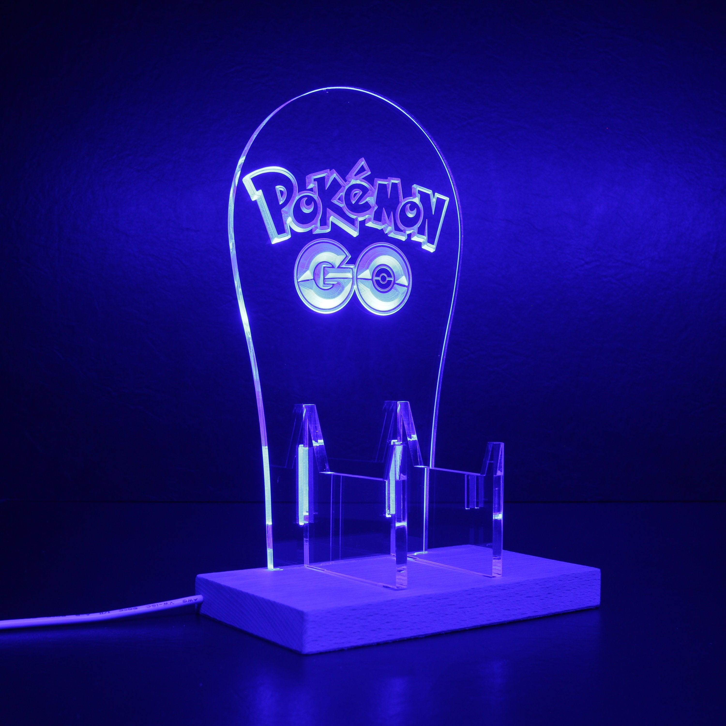 Pokeman Go RGB LED Gaming Headset Controller Stand