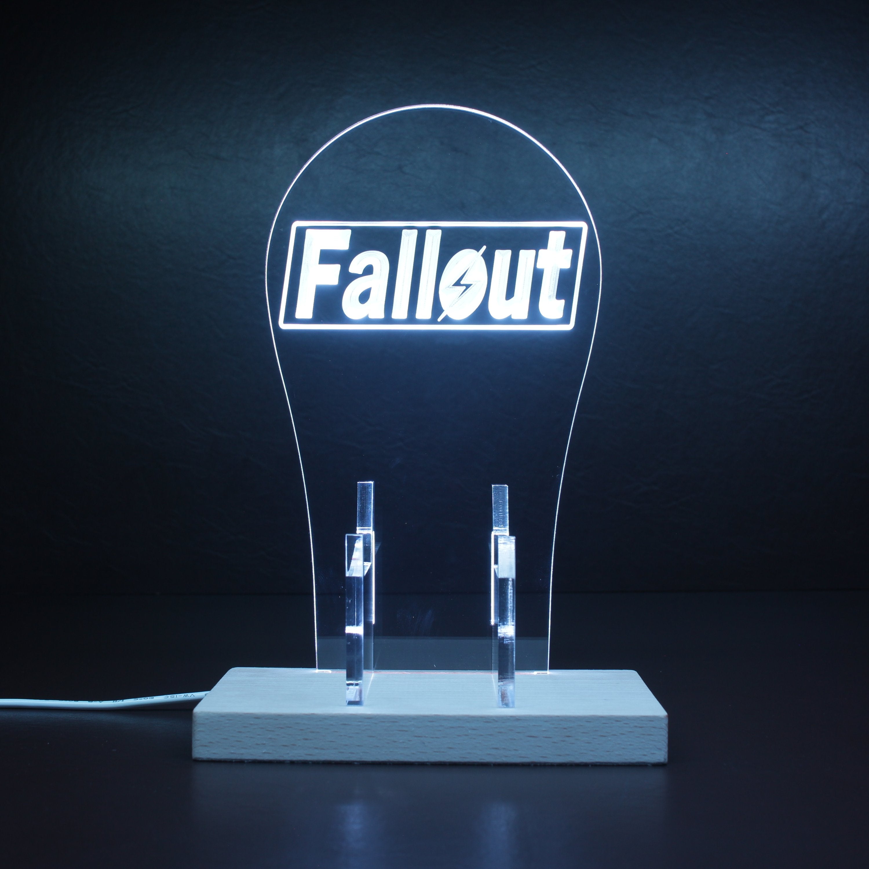 Fallout RGB LED Gaming Headset Controller Stand