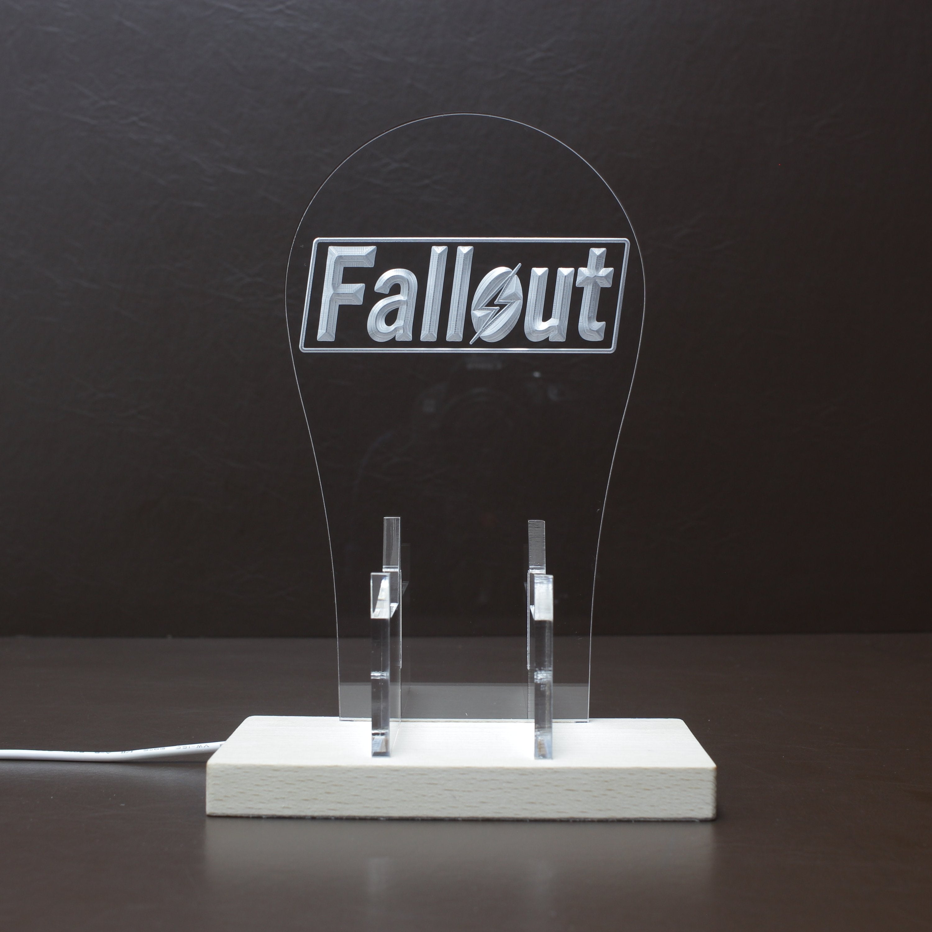 Fallout RGB LED Gaming Headset Controller Stand