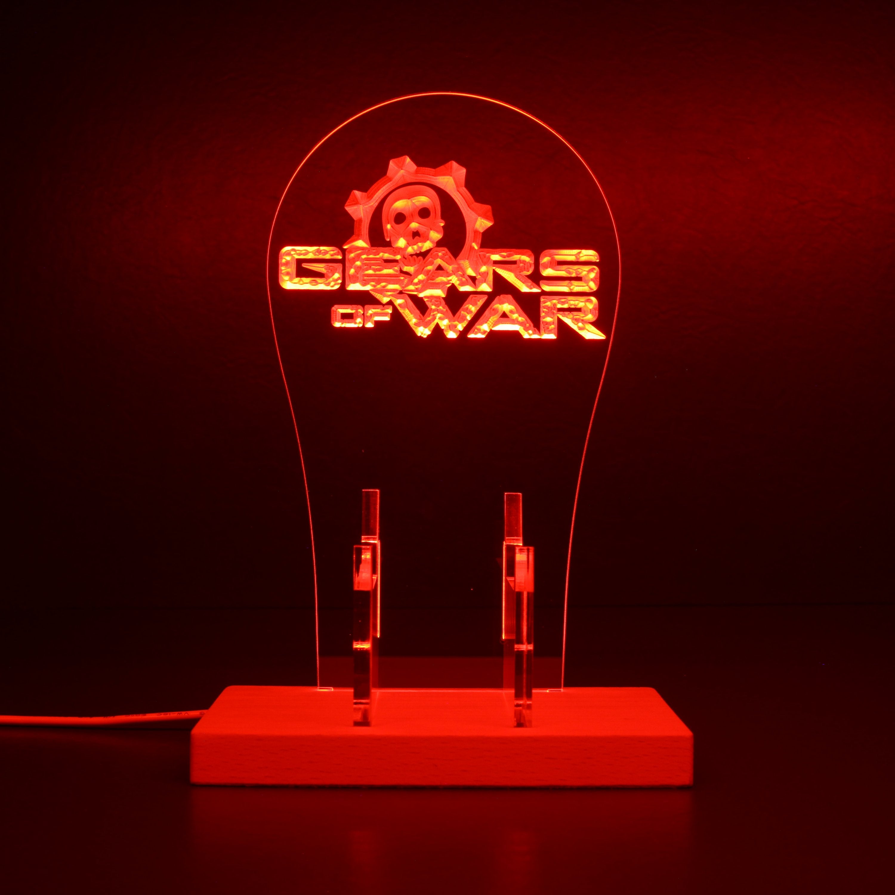 Gear of War 3 RGB LED Gaming Headset Controller Stand