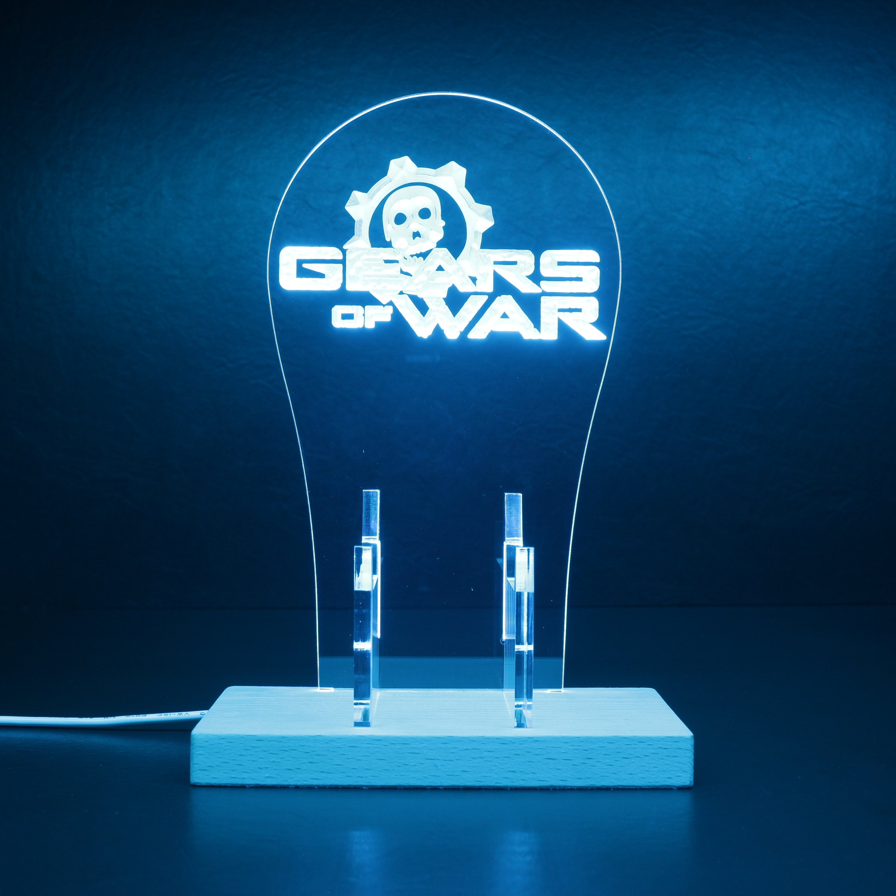 Gear of War 3 RGB LED Gaming Headset Controller Stand