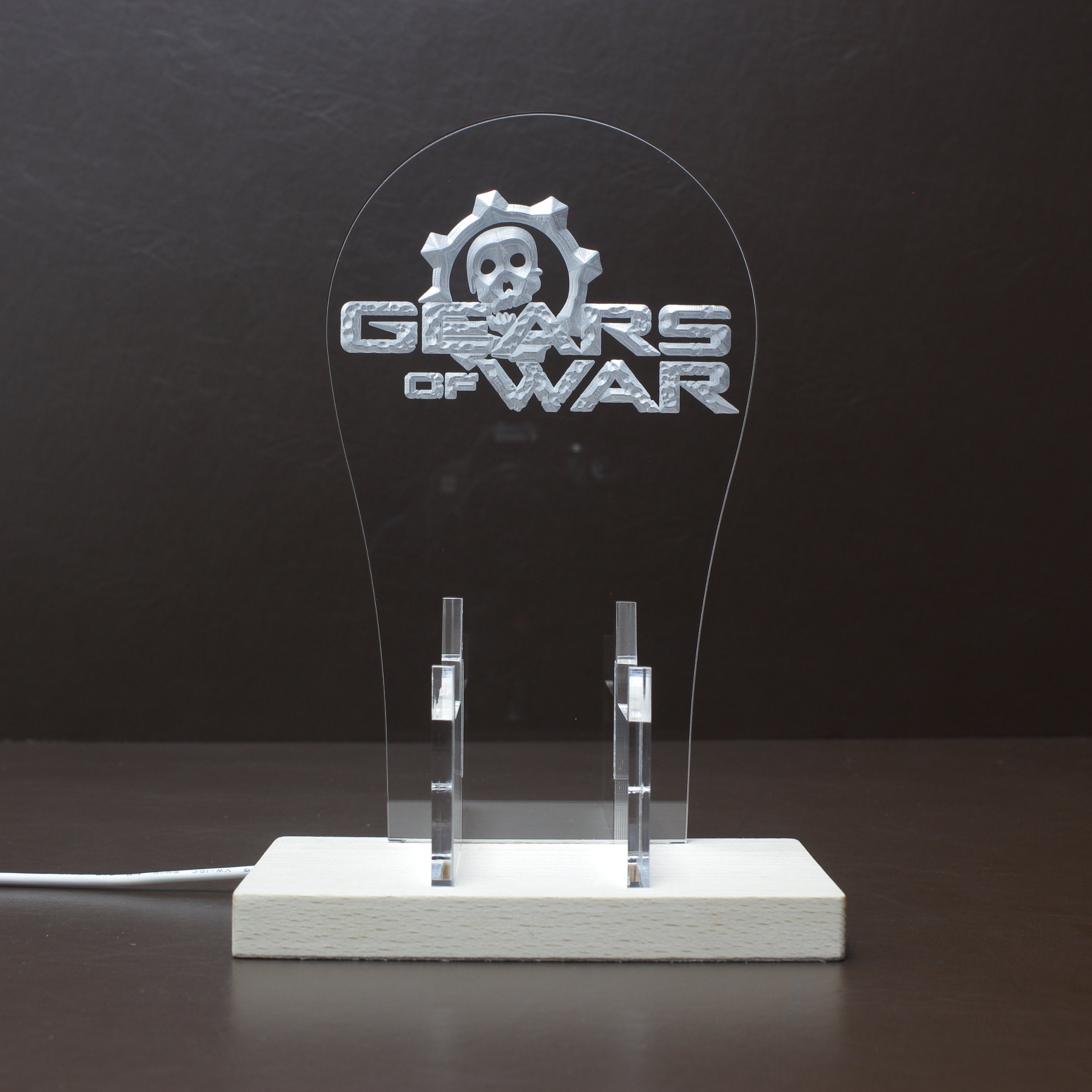 Gear of War 3 RGB LED Gaming Headset Controller Stand