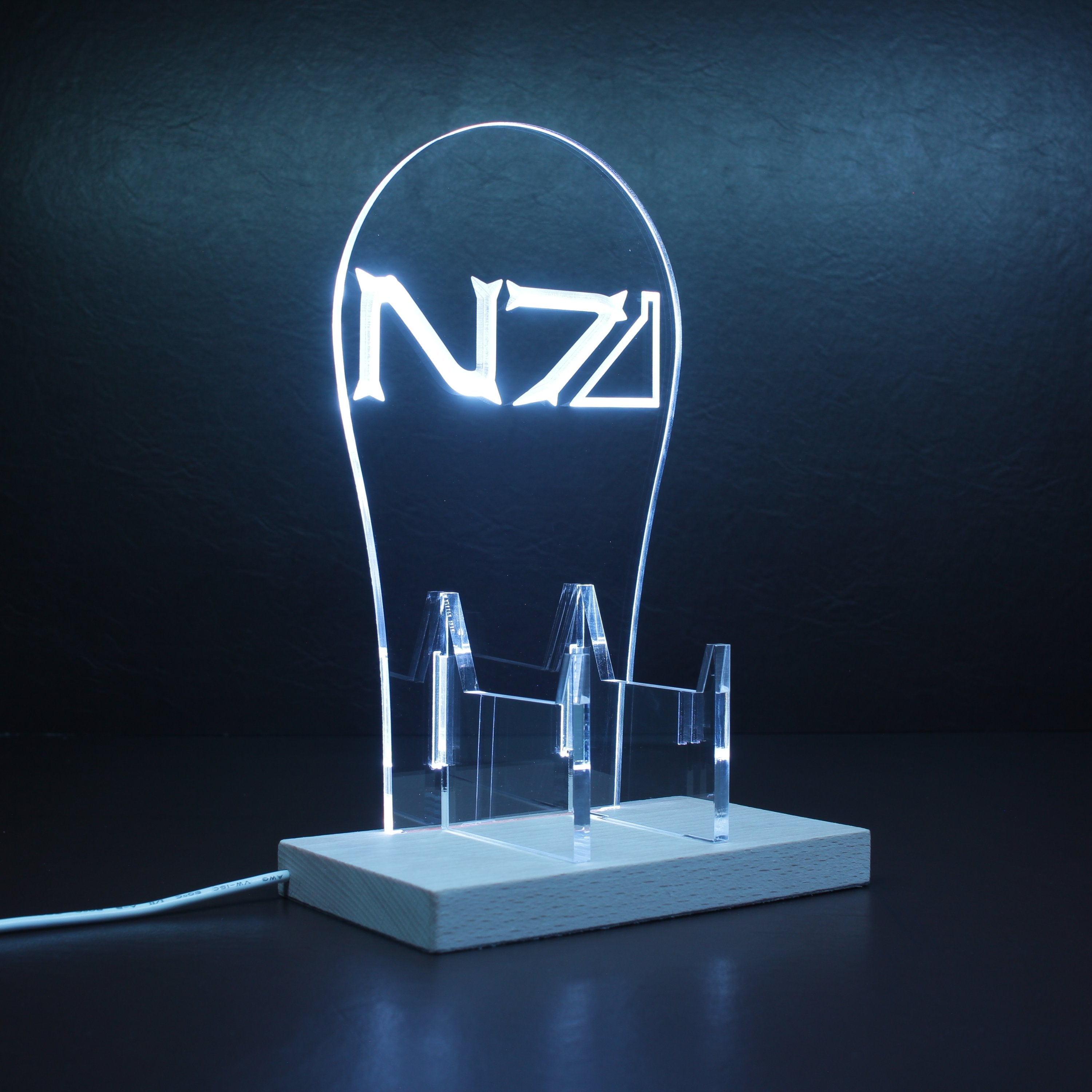 Mass Effect RGB LED Gaming Headset Controller Stand