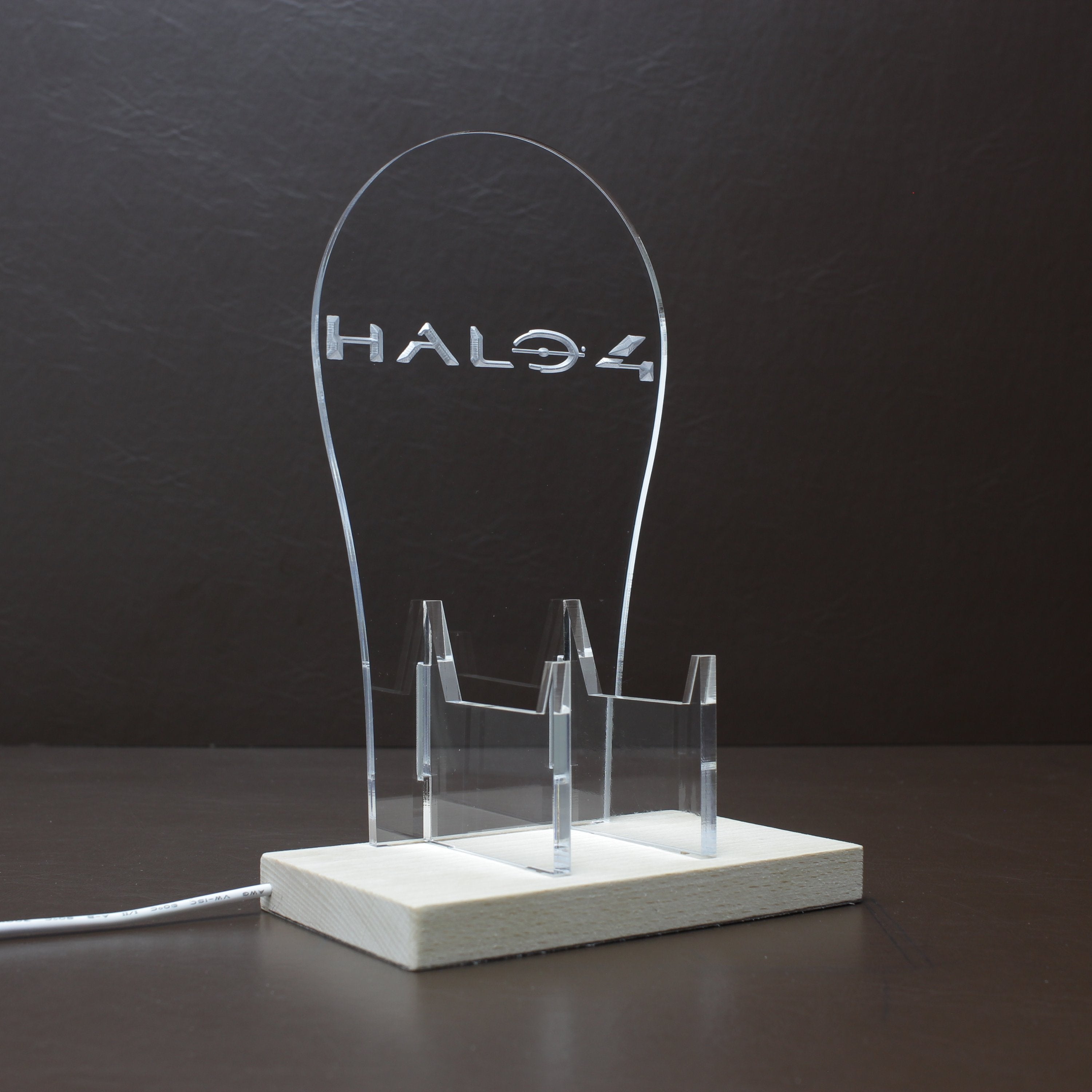 Halo 4 RGB LED Gaming Headset Controller Stand