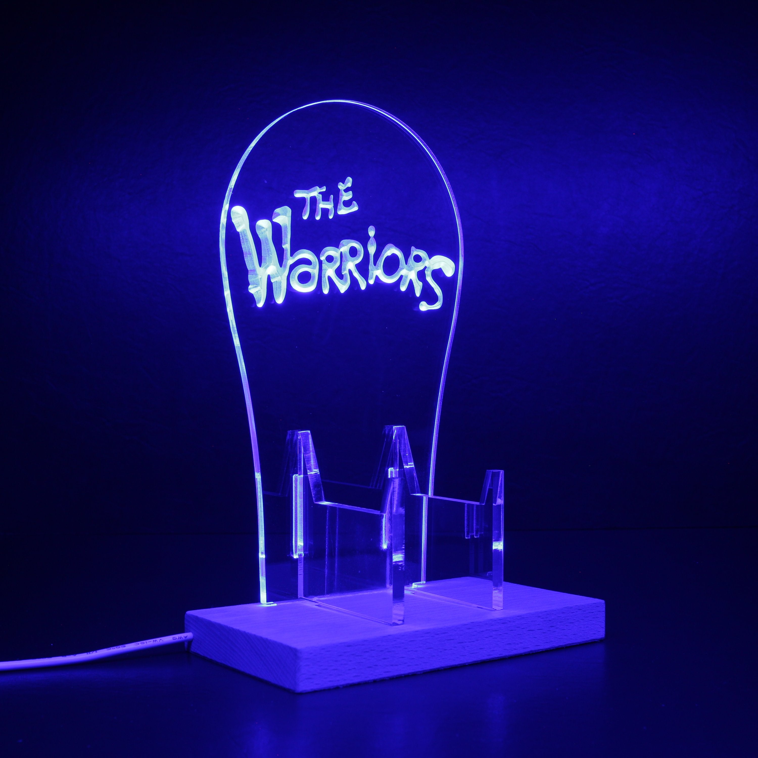 The Warriors RGB LED Gaming Headset Controller Stand