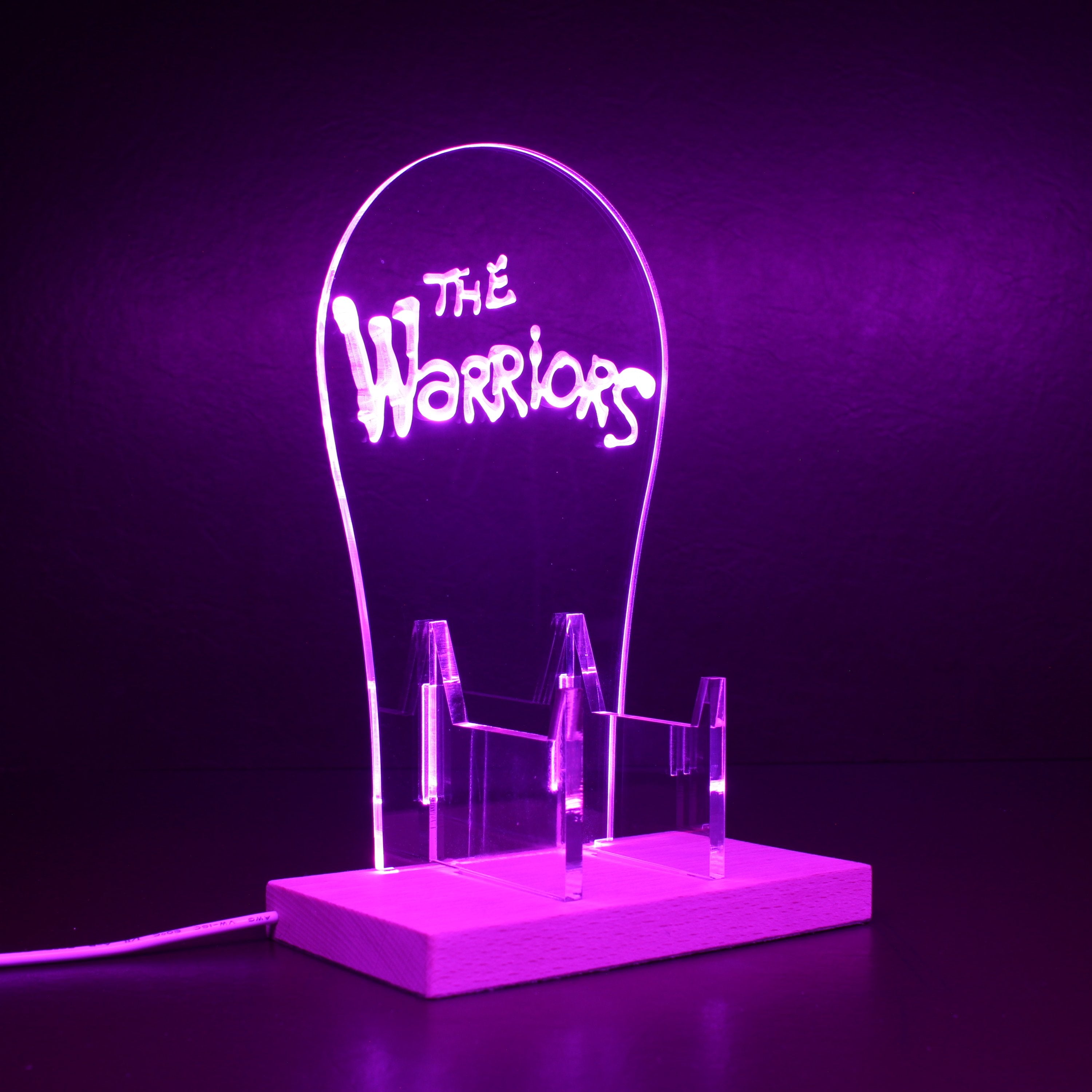 The Warriors RGB LED Gaming Headset Controller Stand