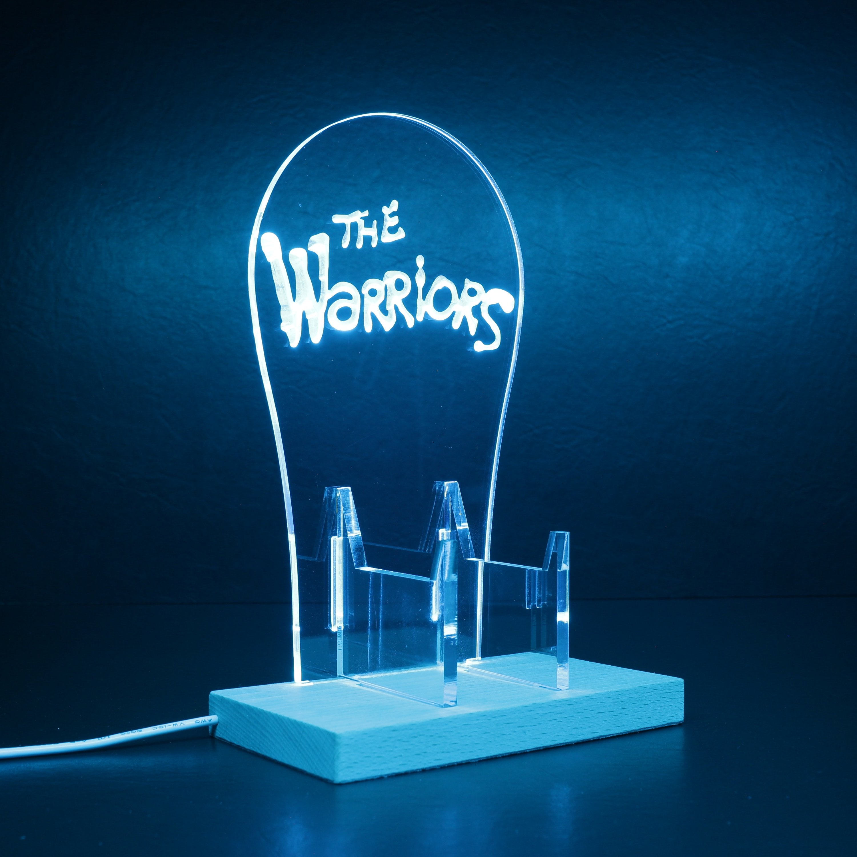 The Warriors RGB LED Gaming Headset Controller Stand