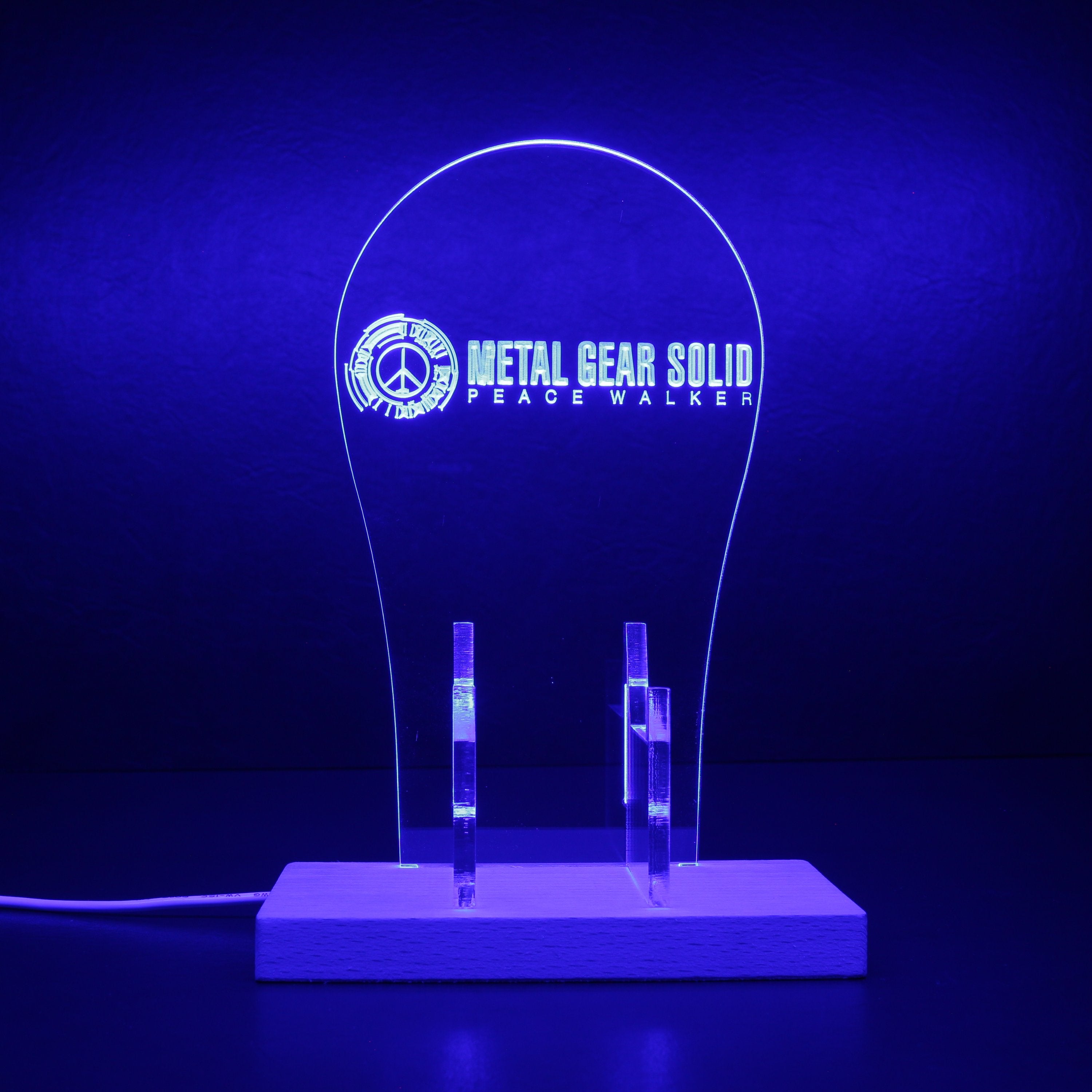 Metal Gear Solid RGB LED Gaming Headset Controller Stand