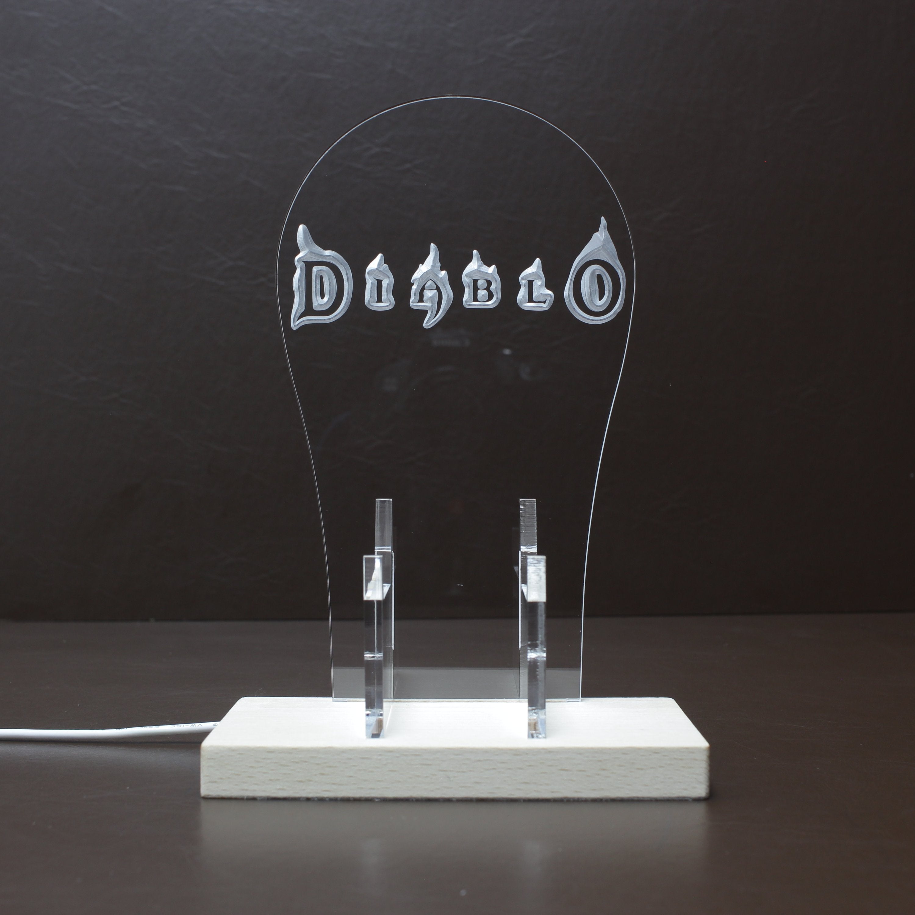 Diablo RGB LED Gaming Headset Controller Stand