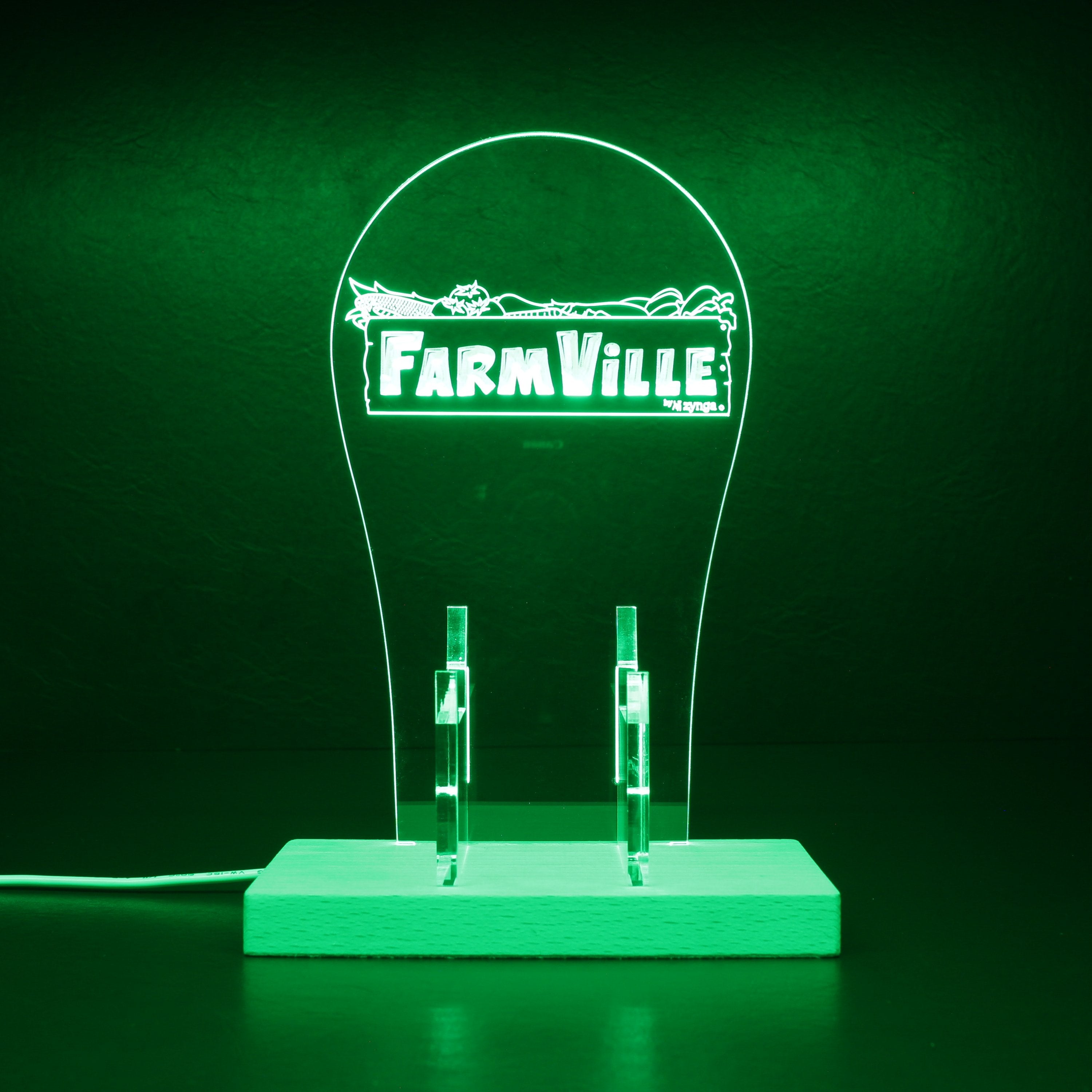 Farmville RGB LED Gaming Headset Controller Stand