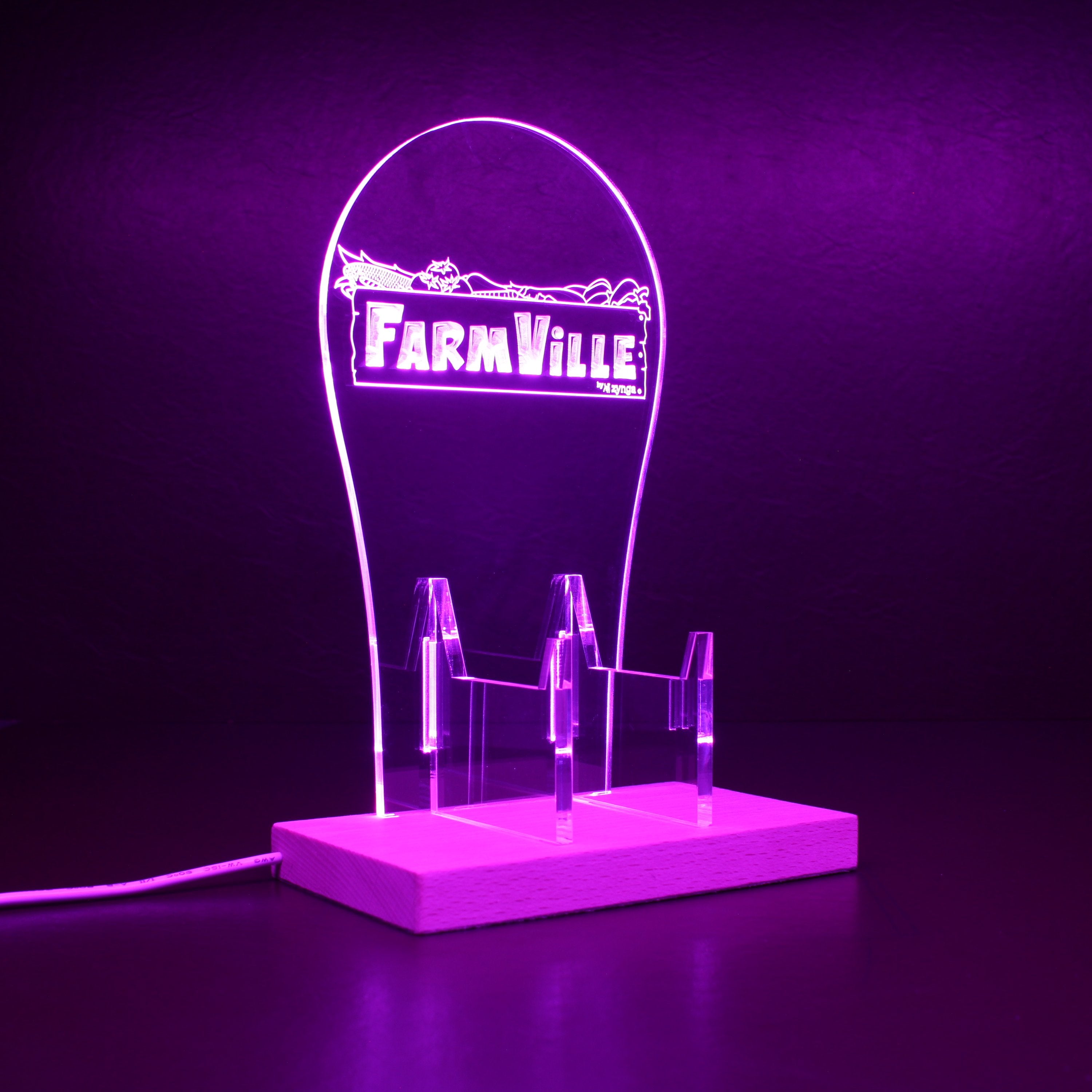 Farmville RGB LED Gaming Headset Controller Stand