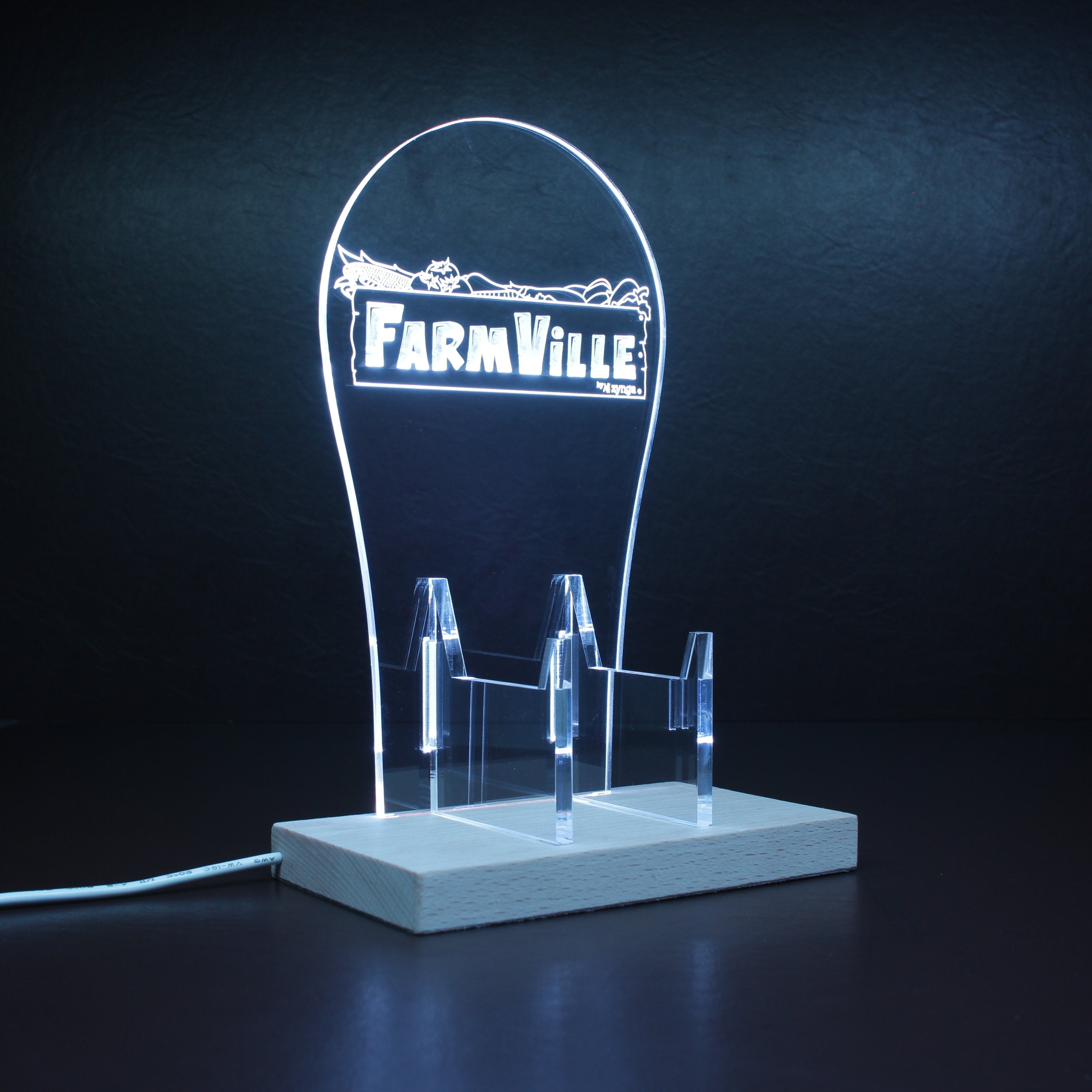 Farmville RGB LED Gaming Headset Controller Stand