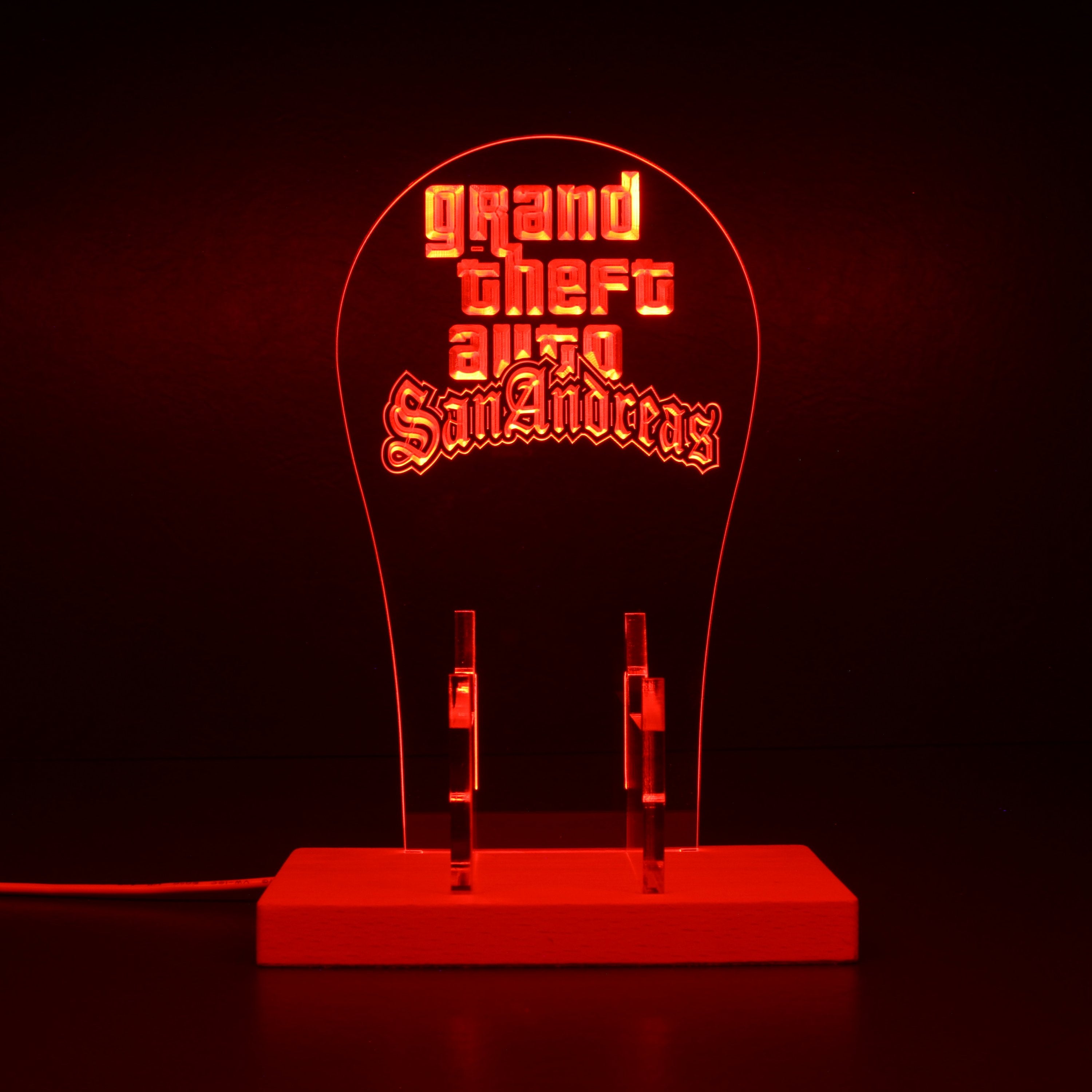 Grand Theft Auto RGB LED Gaming Headset Controller Stand