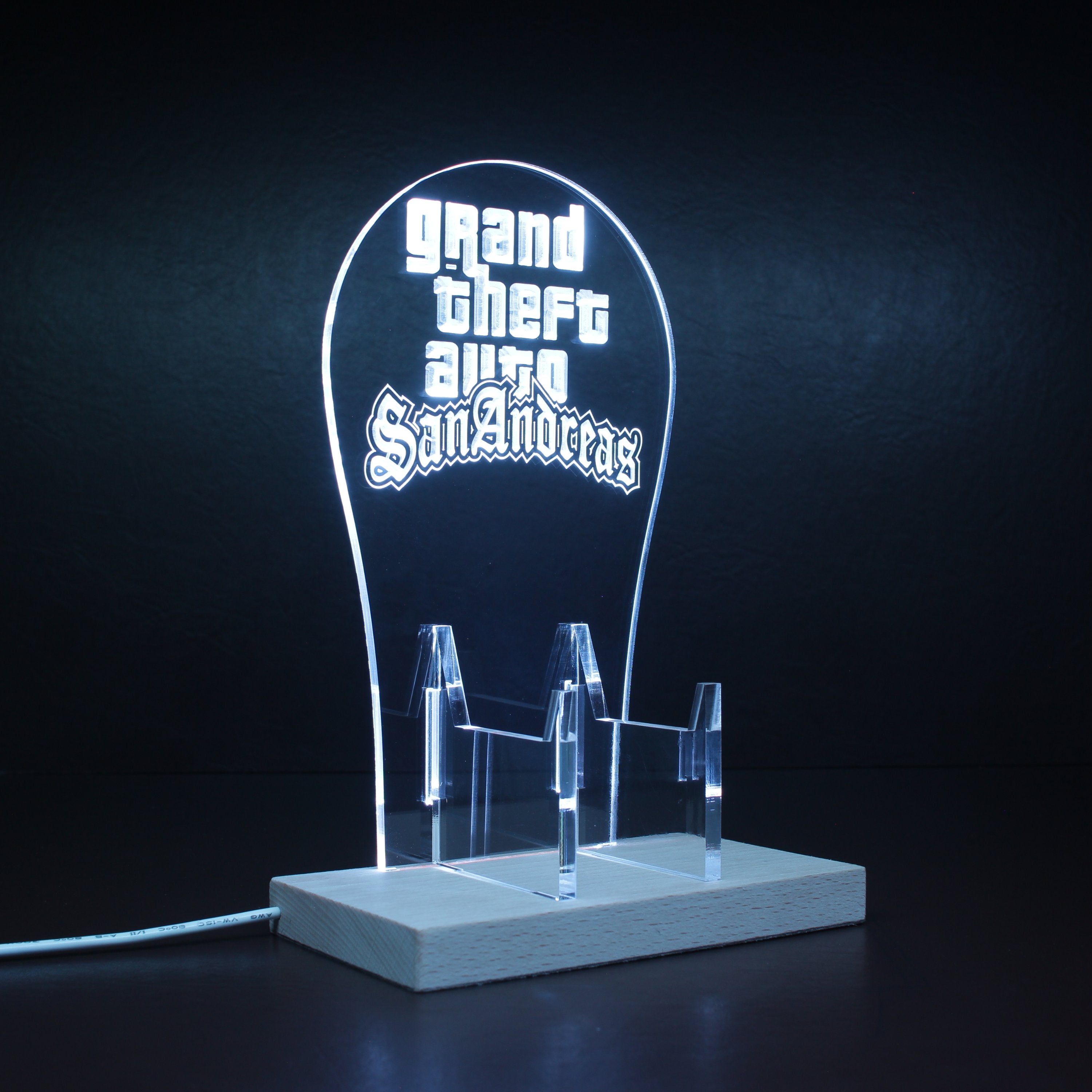 Grand Theft Auto RGB LED Gaming Headset Controller Stand