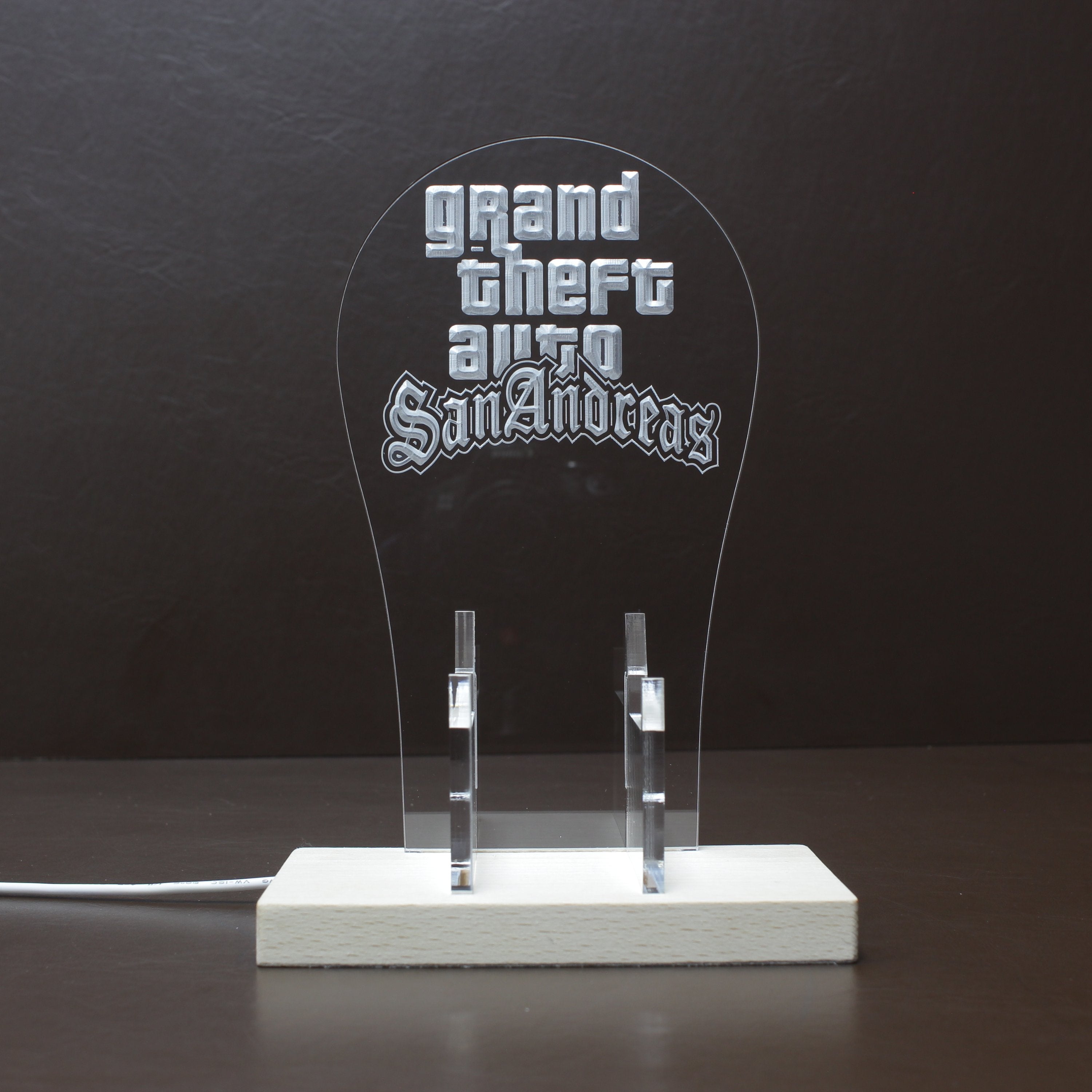 Grand Theft Auto RGB LED Gaming Headset Controller Stand