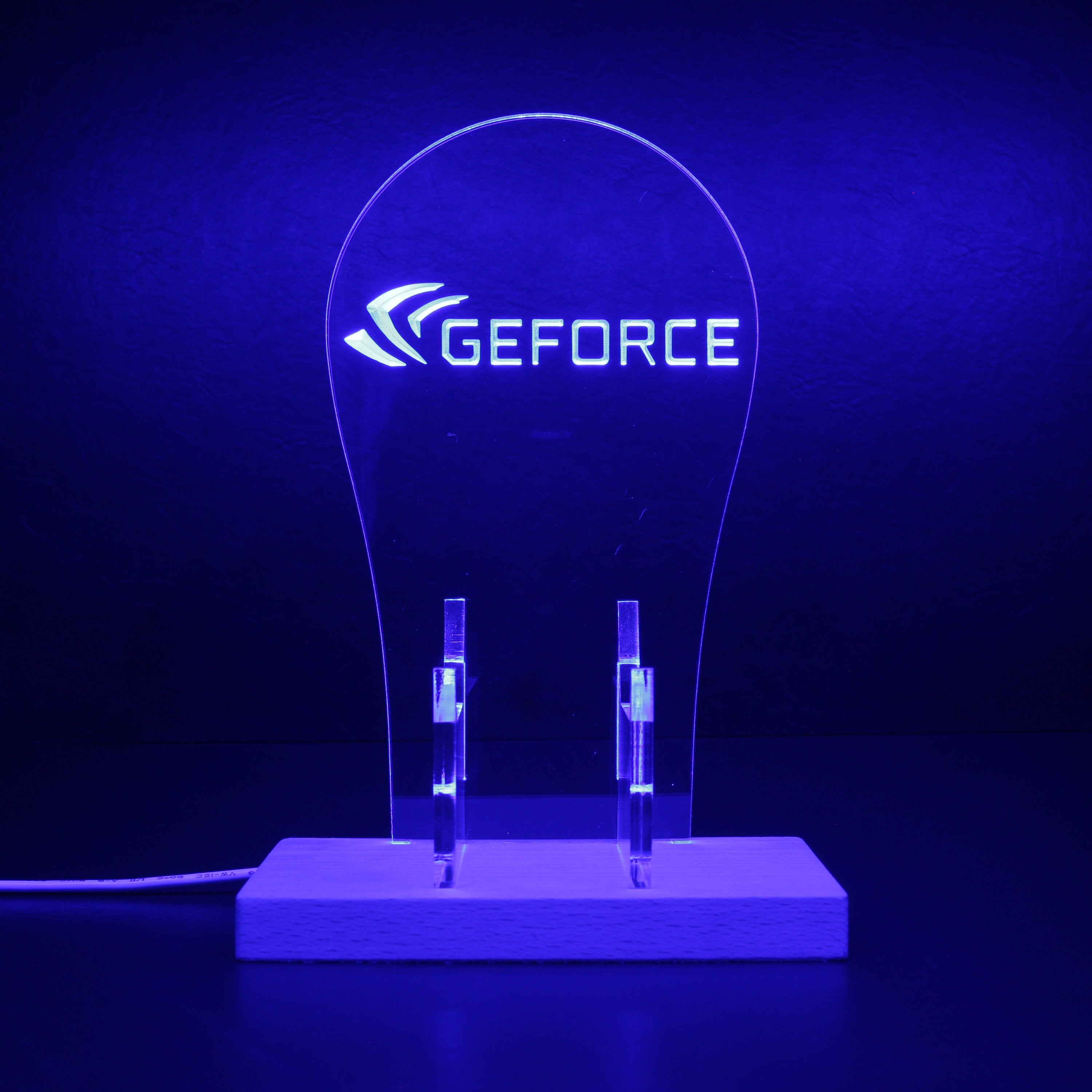 Geforce RGB LED Gaming Headset Controller Stand