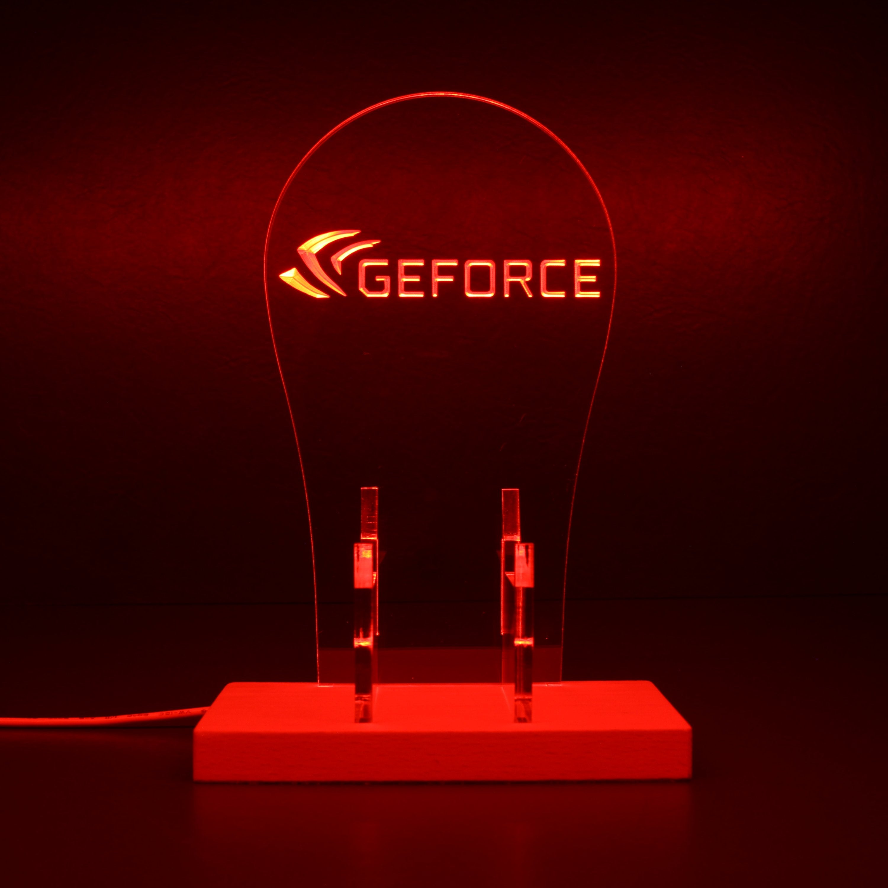 Geforce RGB LED Gaming Headset Controller Stand