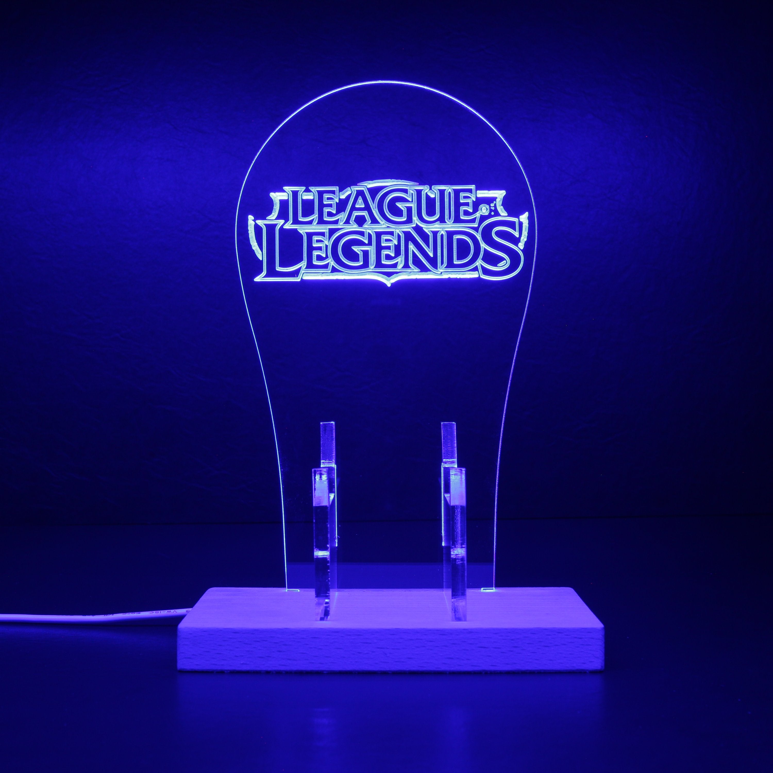 League of Legends RGB LED Gaming Headset Controller Stand