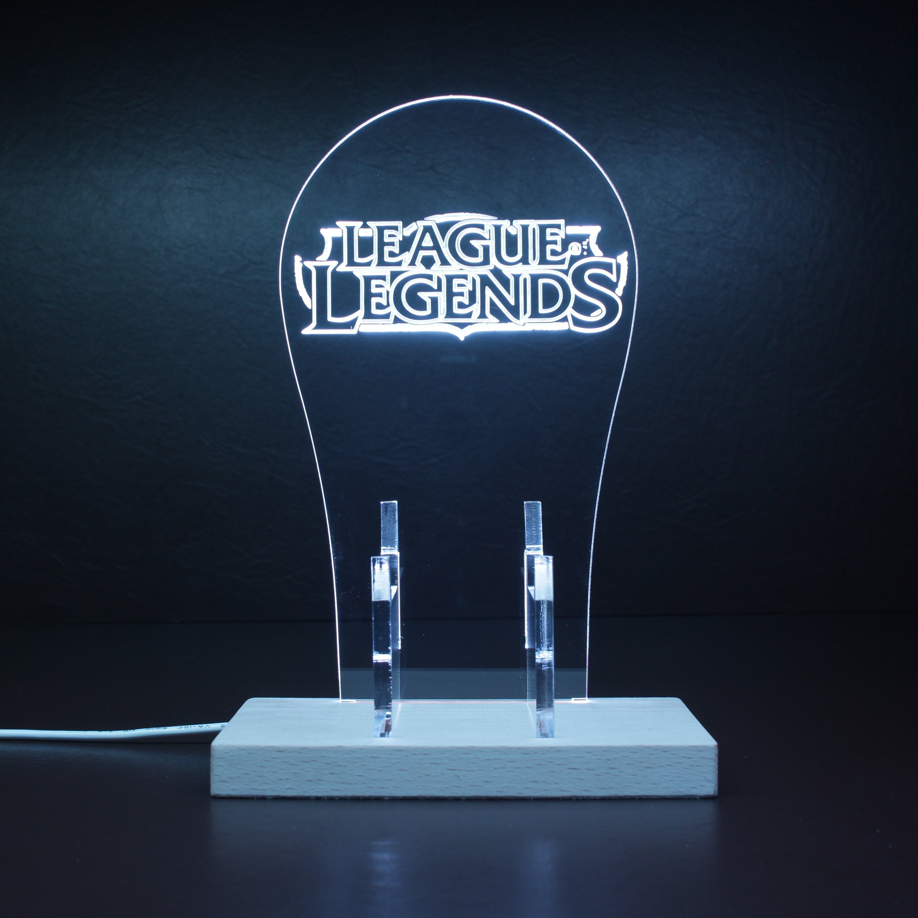 League of Legends RGB LED Gaming Headset Controller Stand