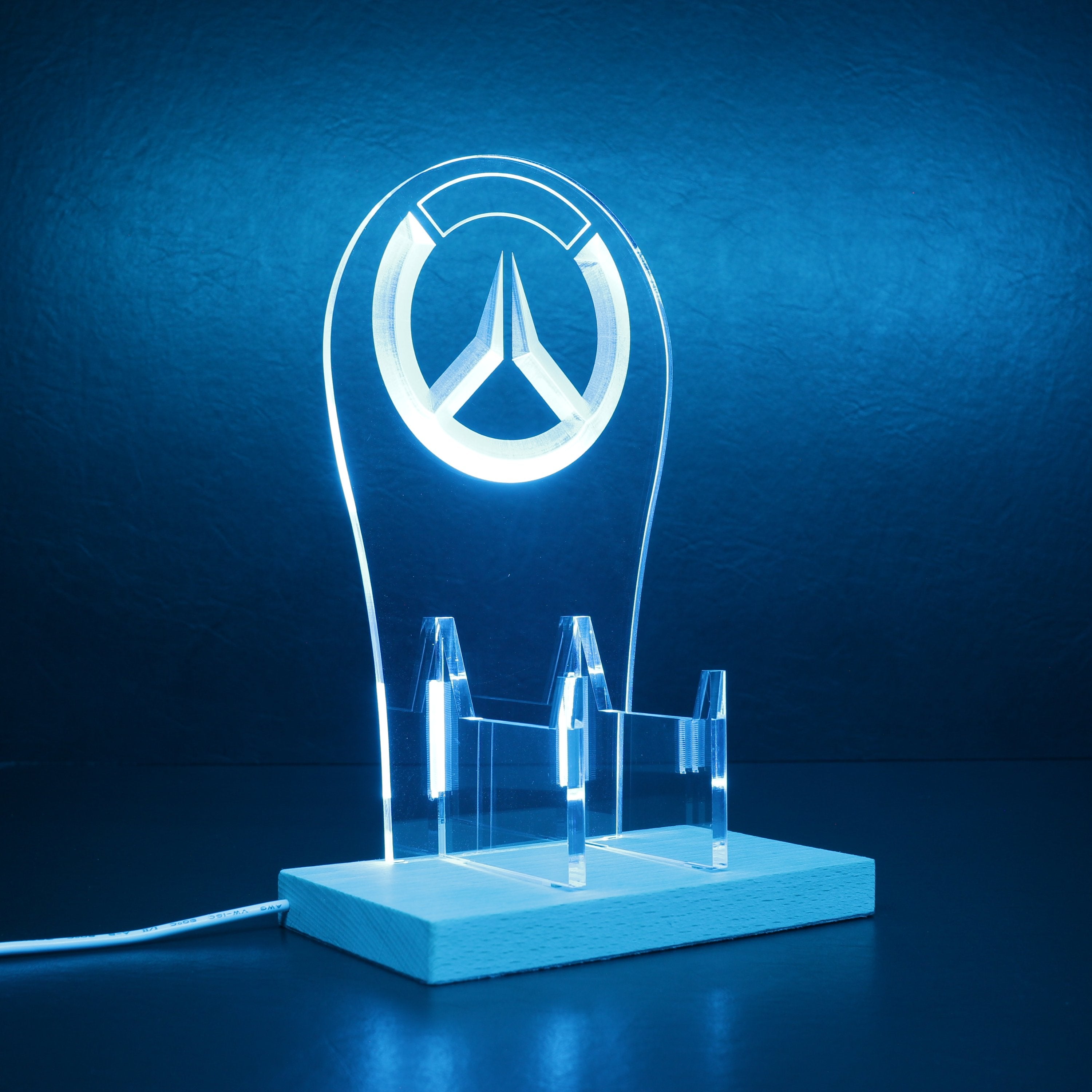 Overwatch RGB LED Gaming Headset Controller Stand