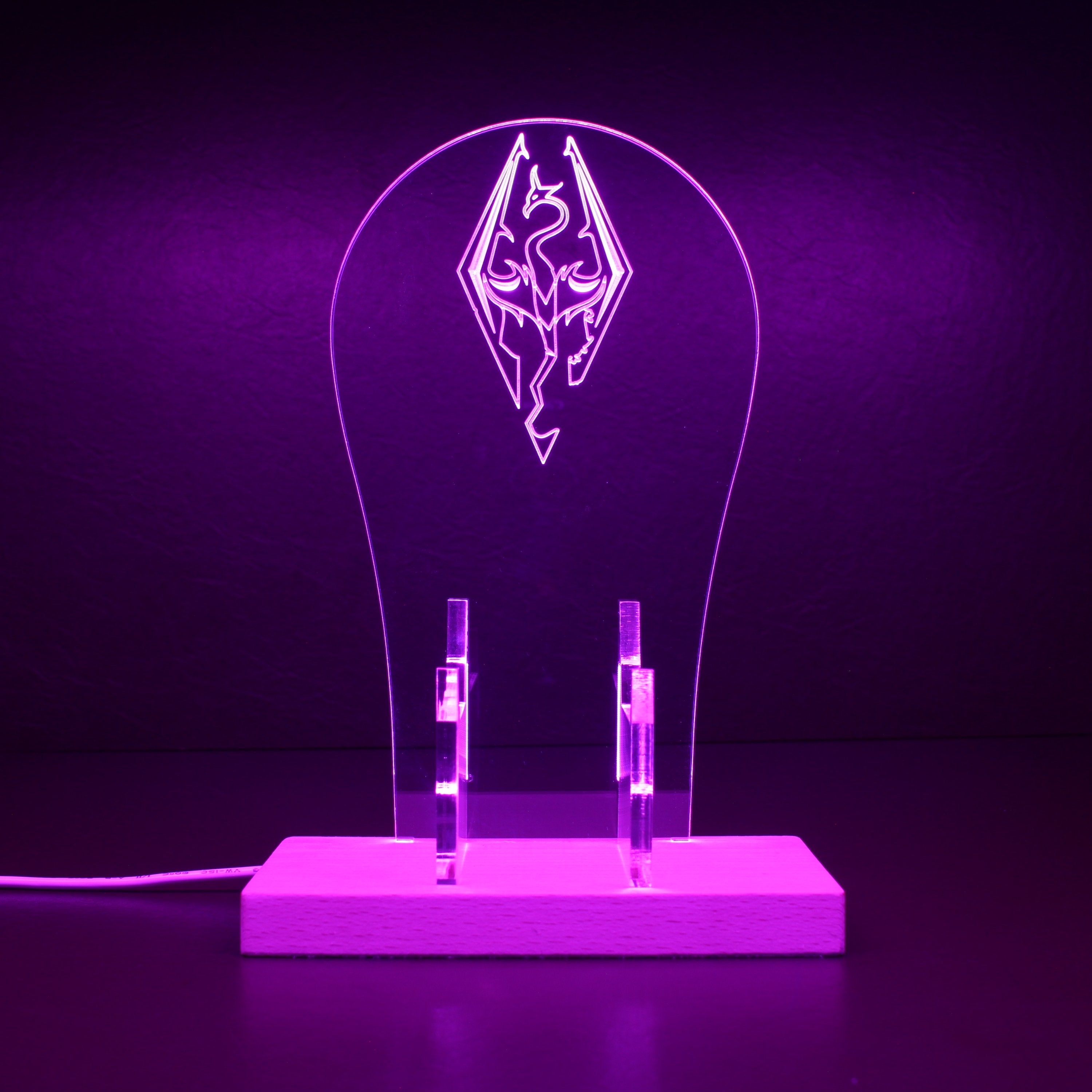 Elder Scrolls Skyrim RGB LED Gaming Headset Controller Stand