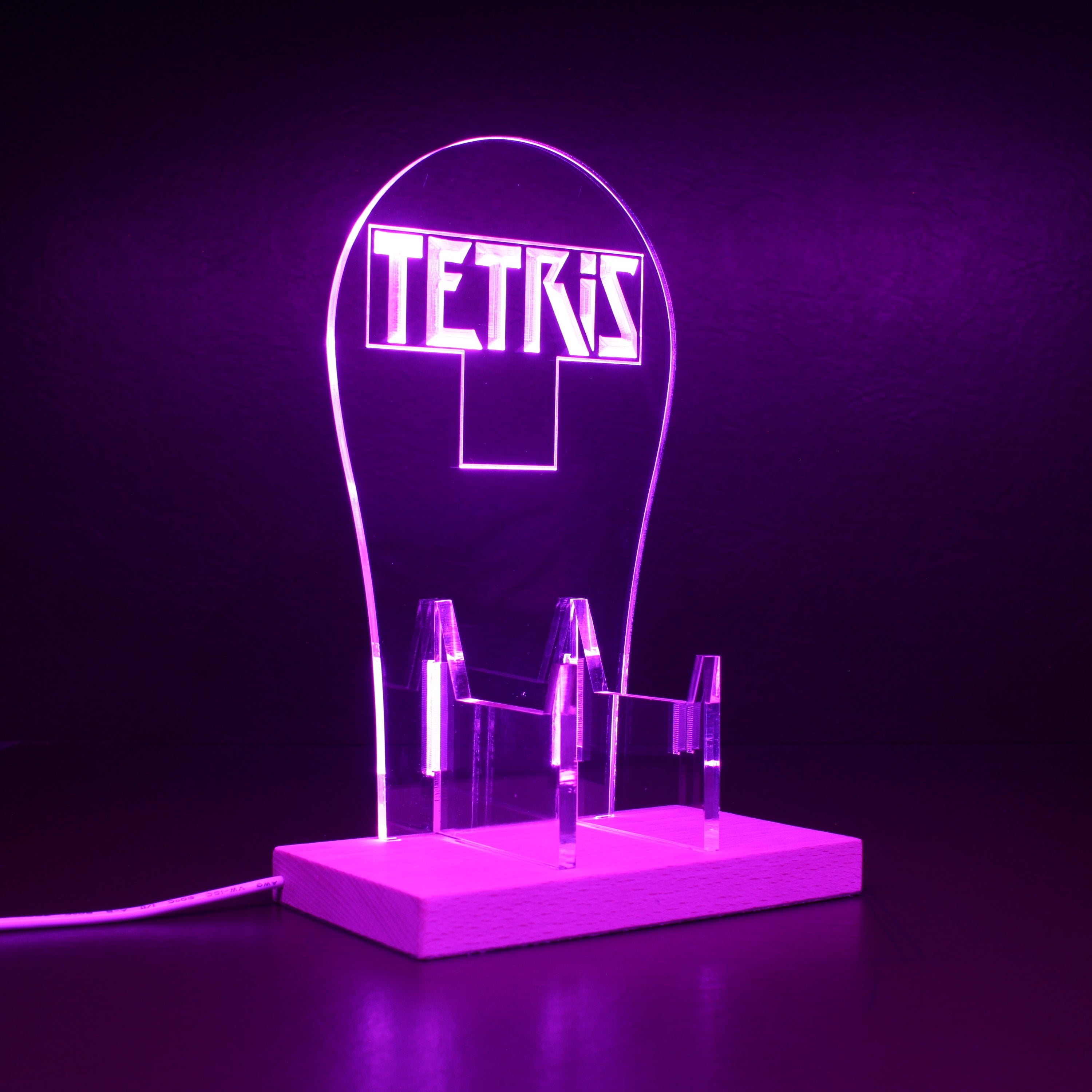 Tetris RGB LED Gaming Headset Controller Stand