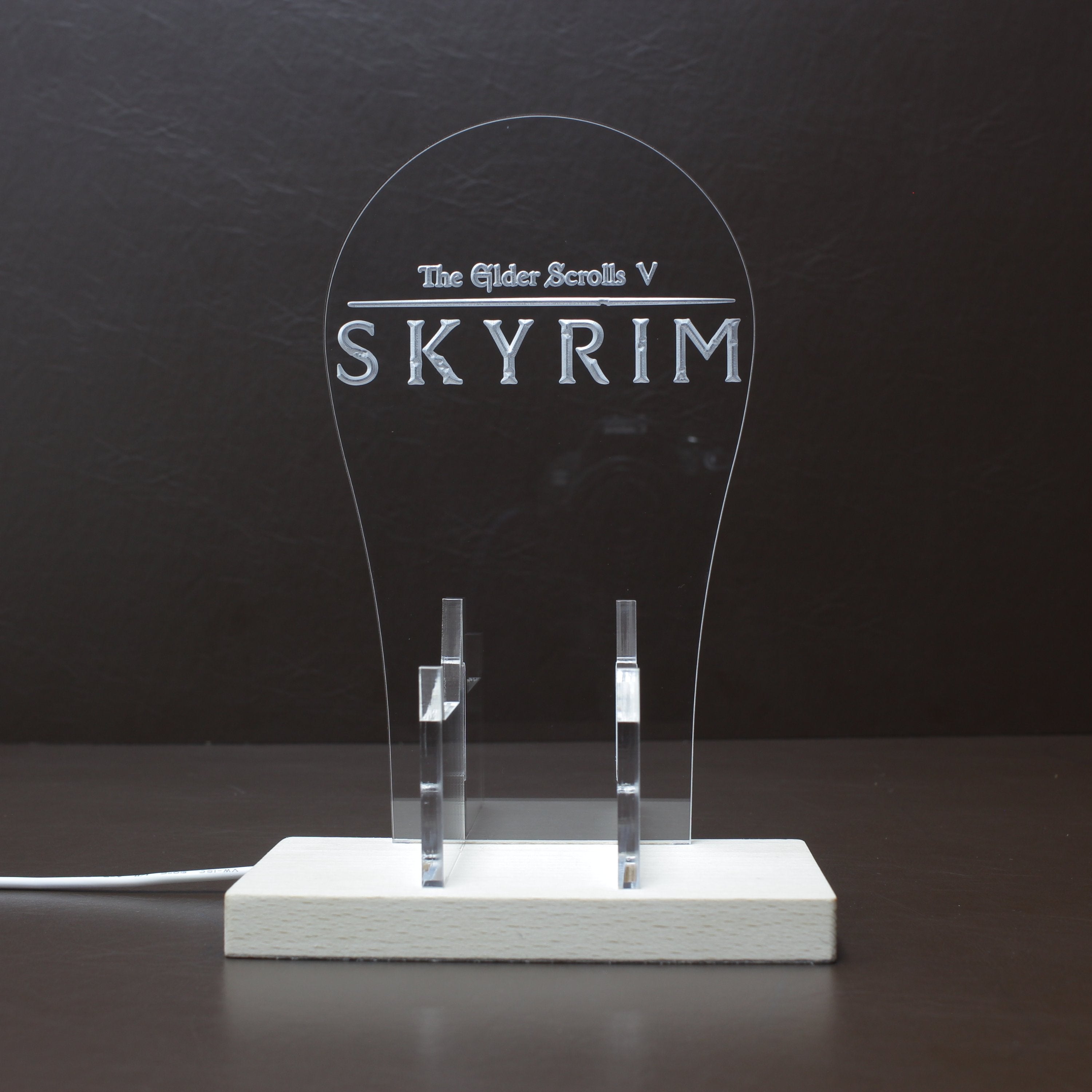 Elder Scrolls Skyrim RGB LED Gaming Headset Controller Stand