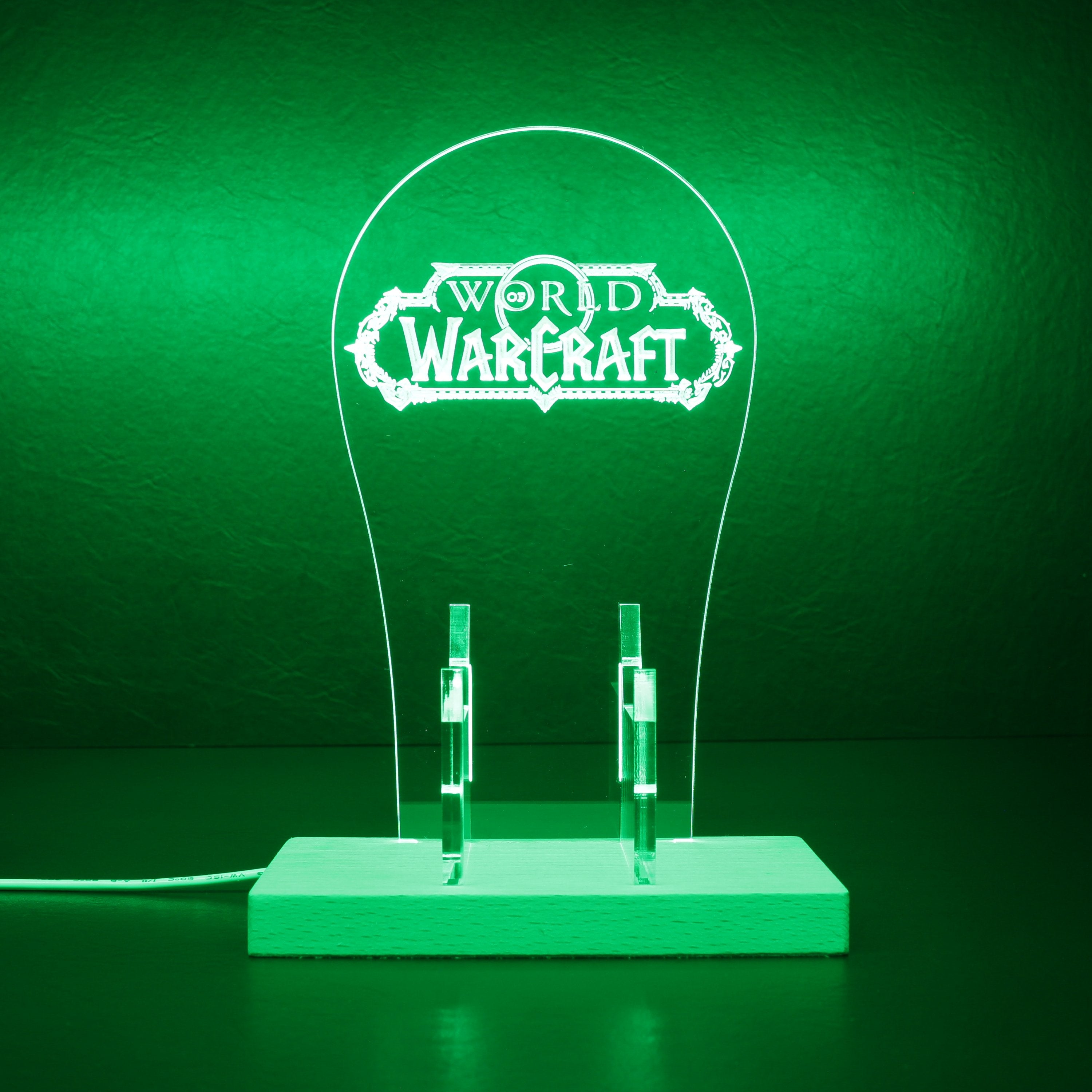 World of Warcraft RGB LED Gaming Headset Controller Stand