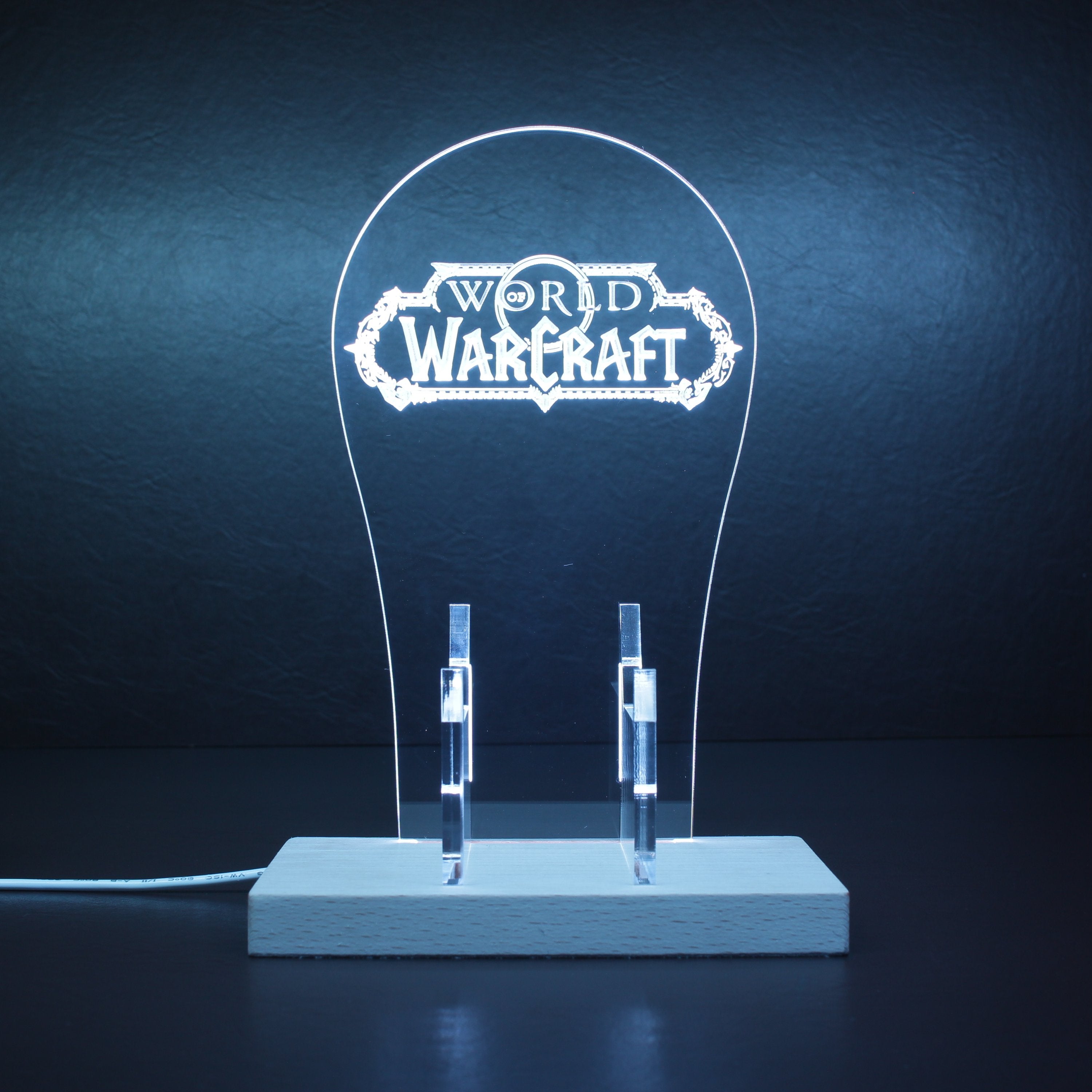 World of Warcraft RGB LED Gaming Headset Controller Stand