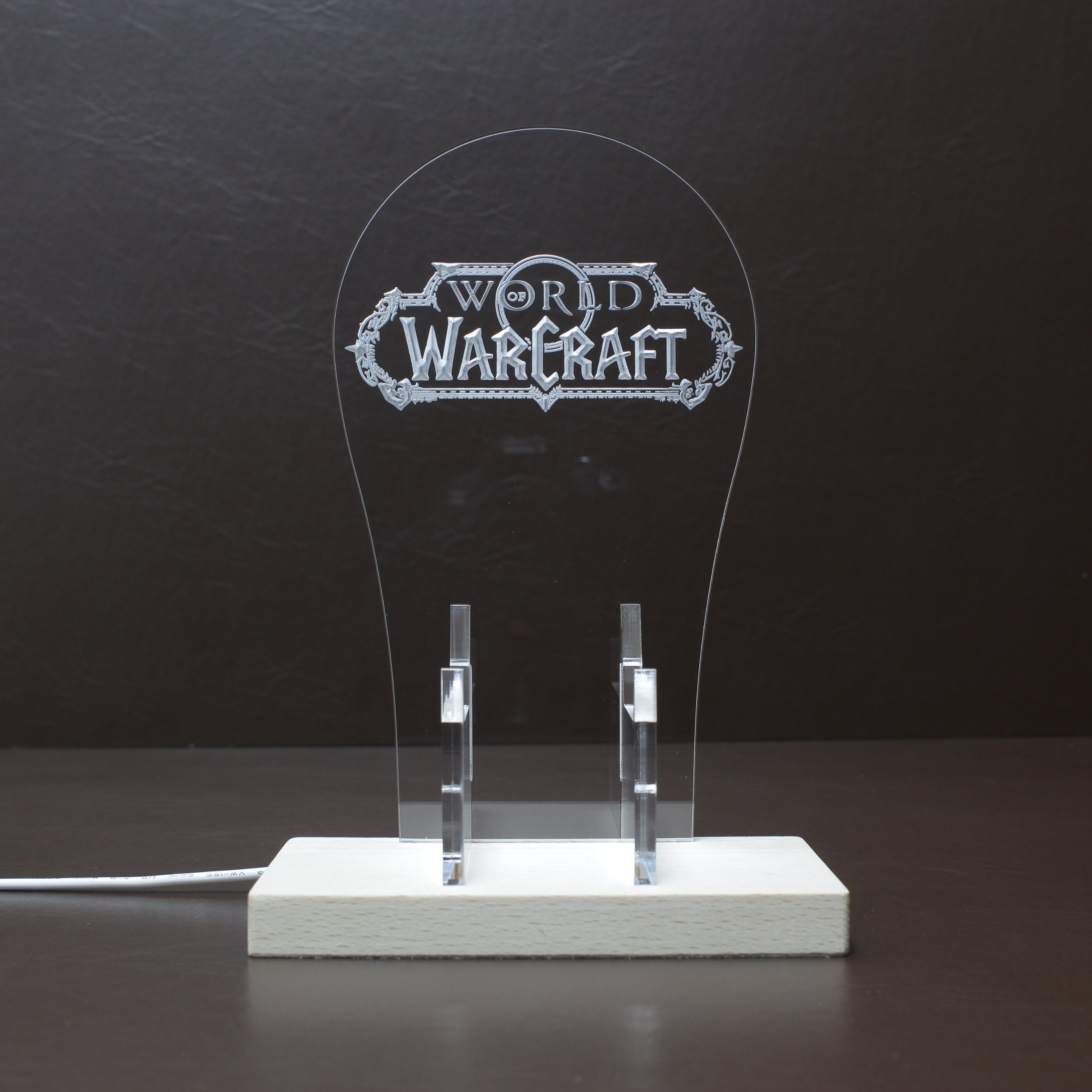 World of Warcraft RGB LED Gaming Headset Controller Stand