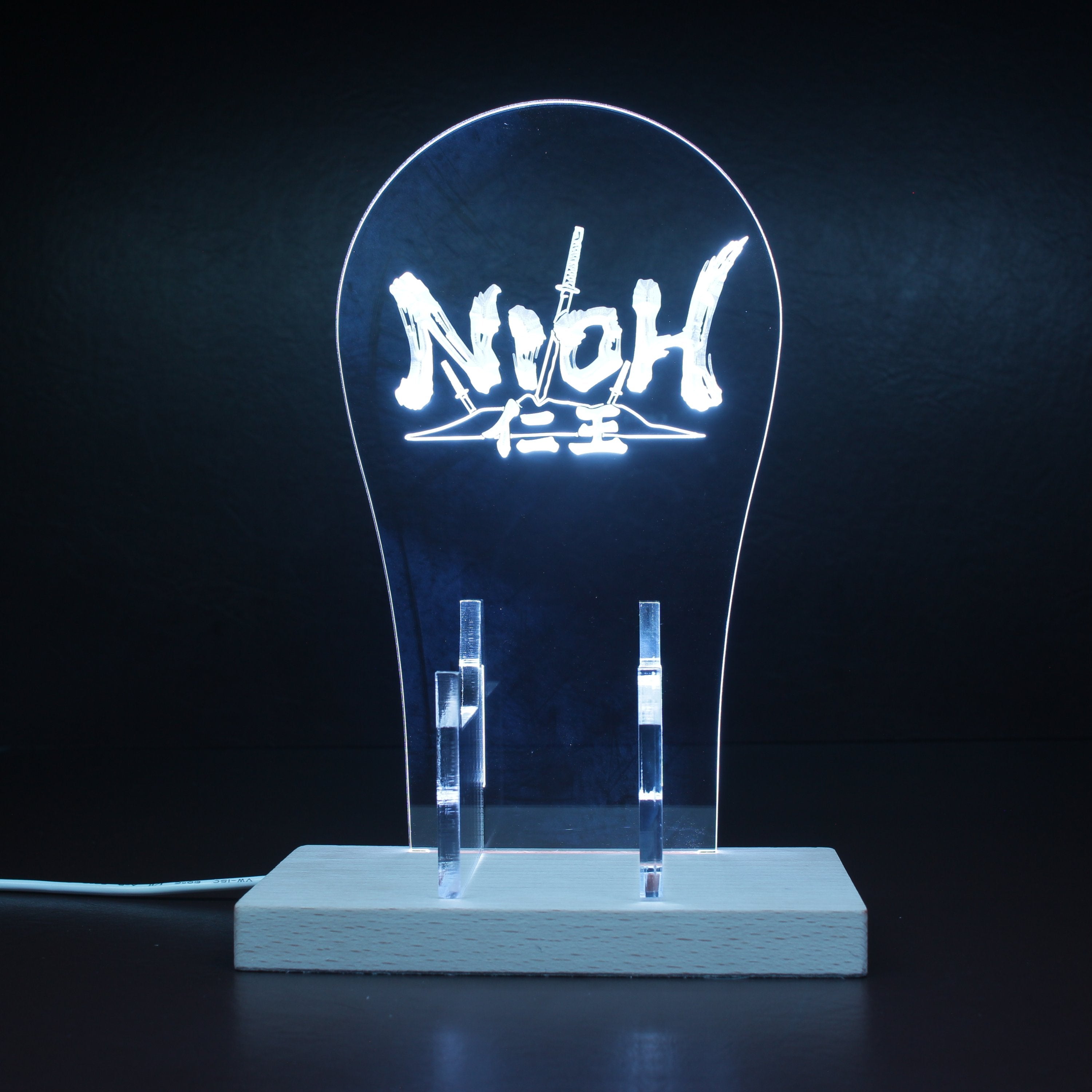 Nioh RGB LED Gaming Headset Controller Stand